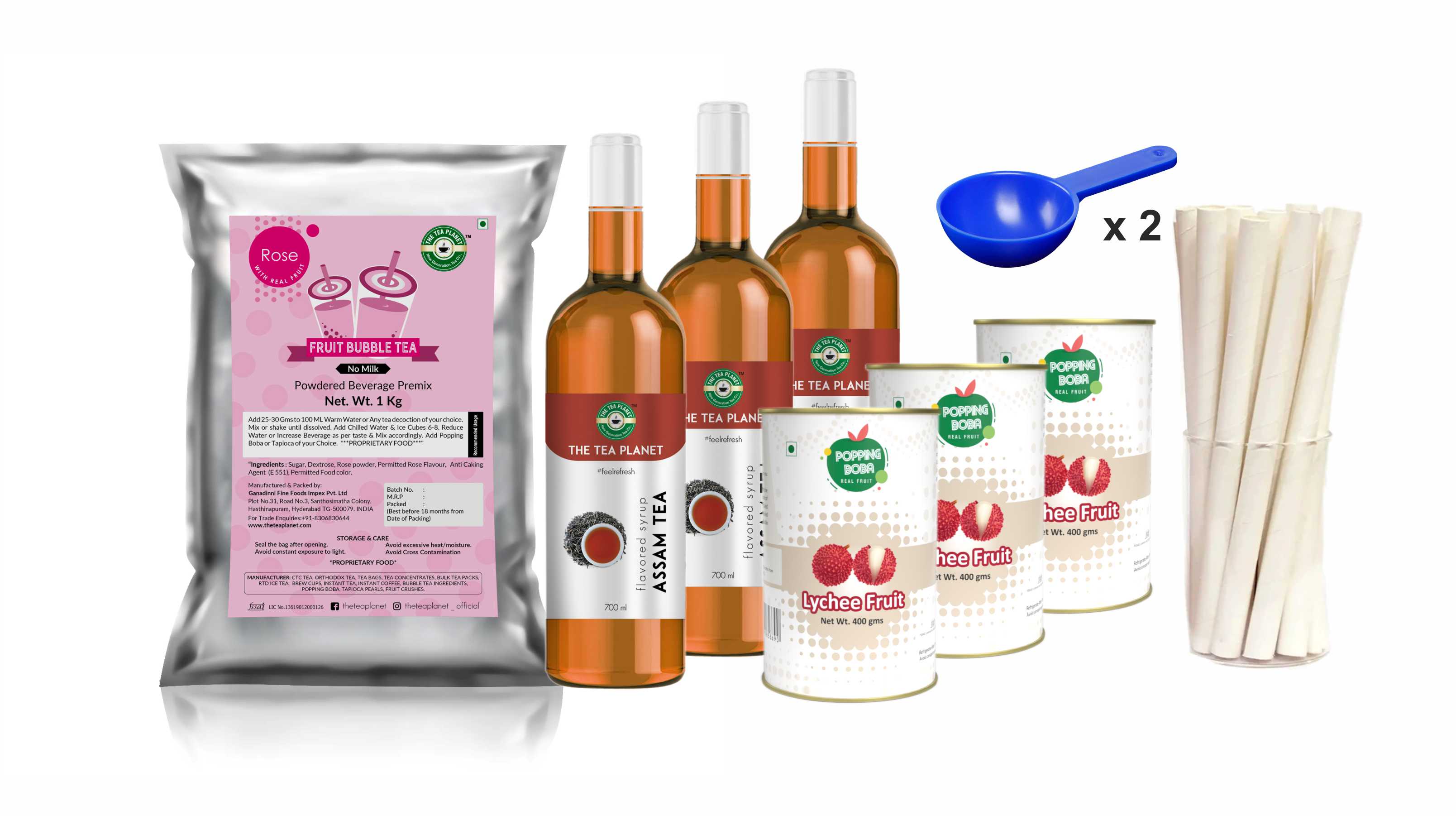 Rose Fruit Tea Starter Kit