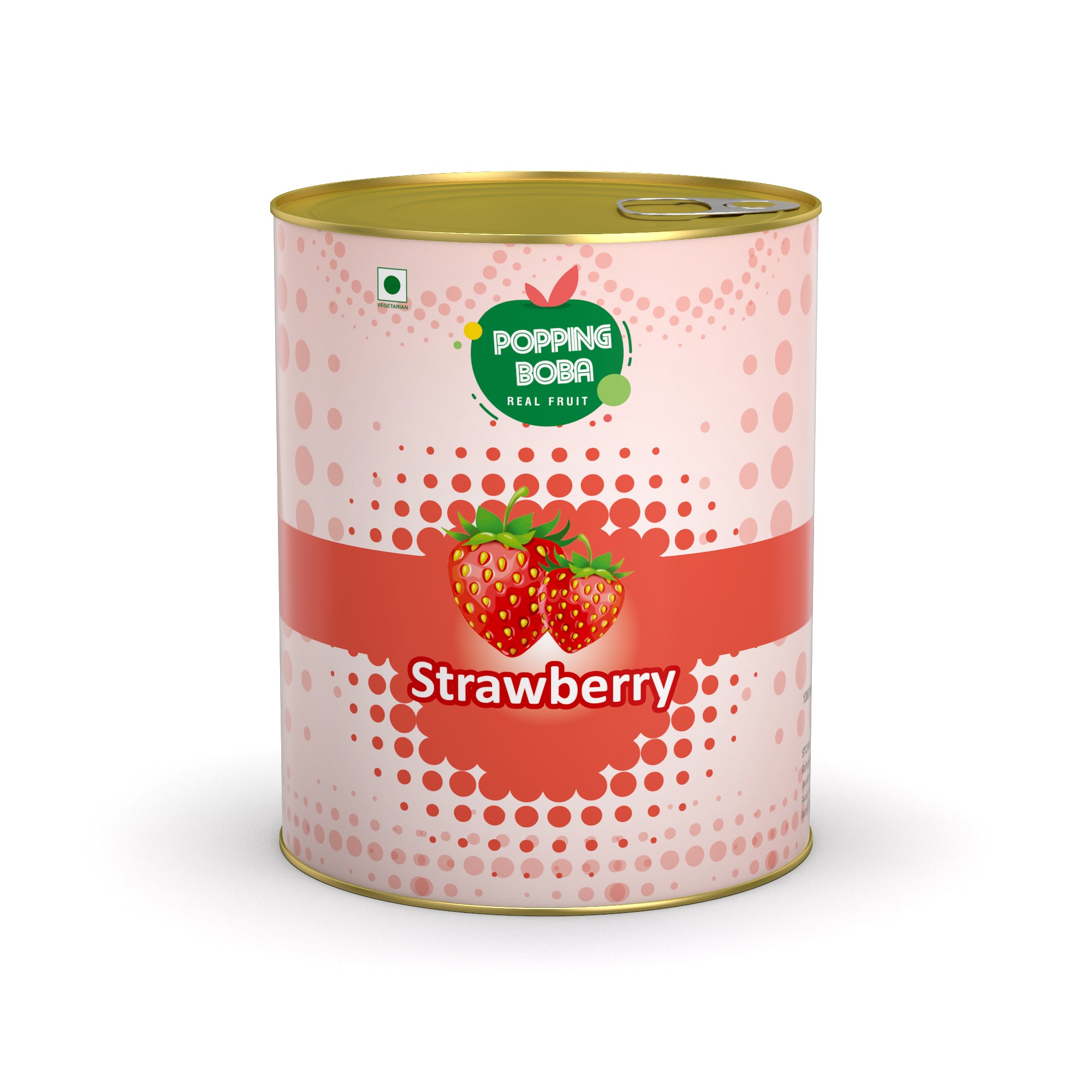 Strawberry Popping Boba - 1 kg