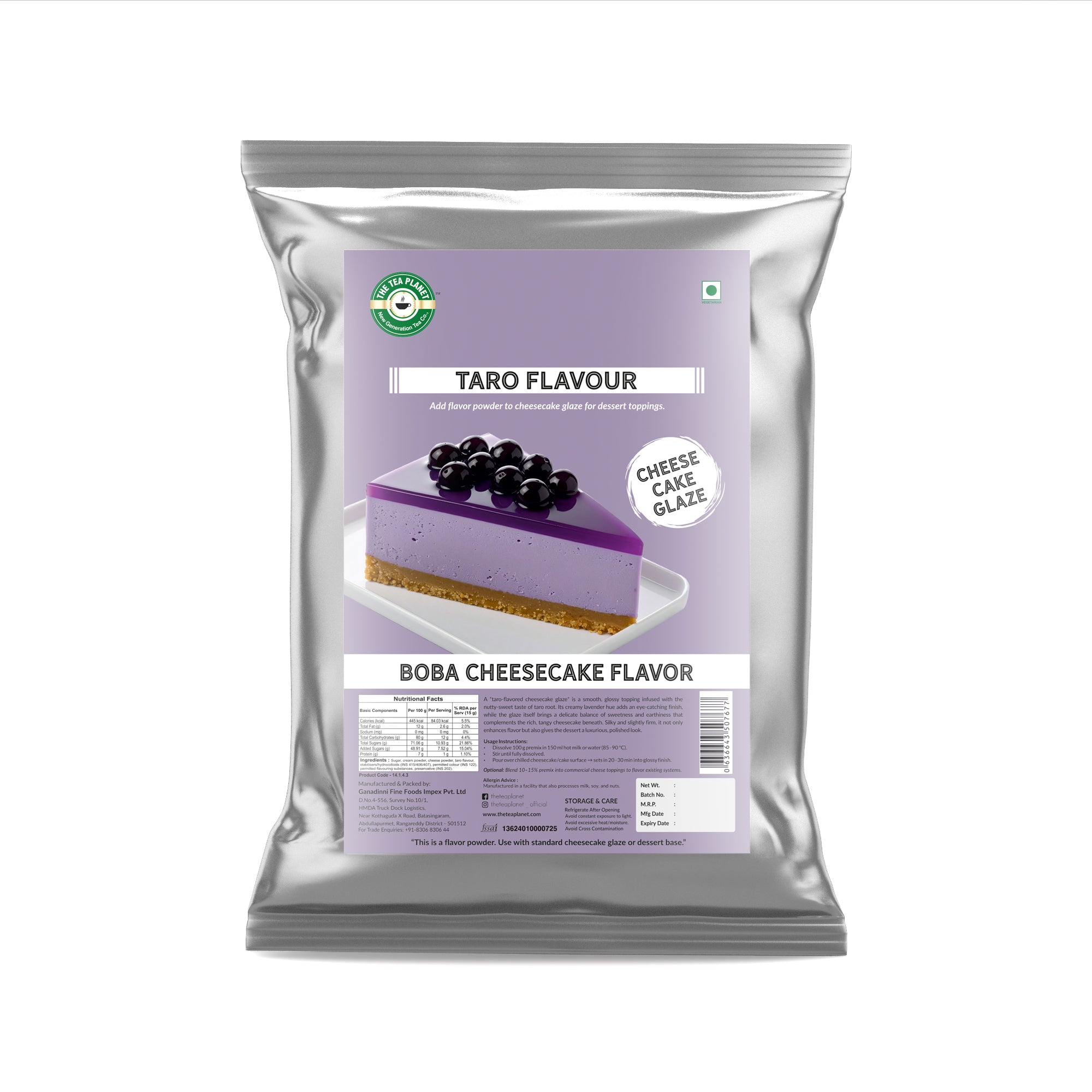 Taro Flavor – Boba Cheesecake Glaze