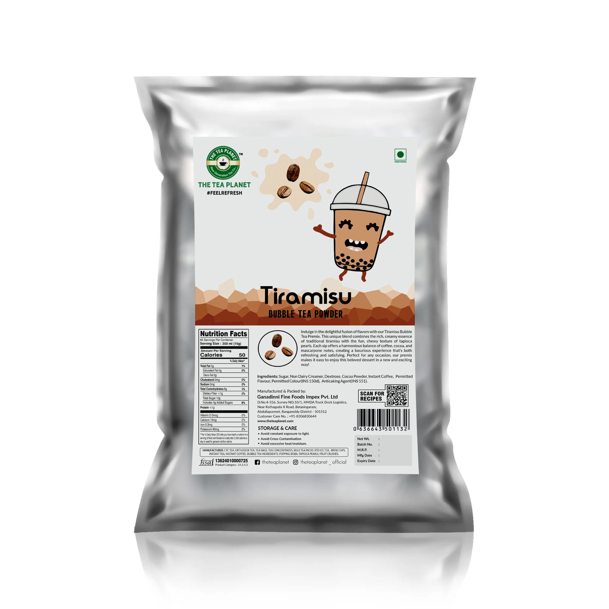 Tiramisu Bubble Tea Premix
