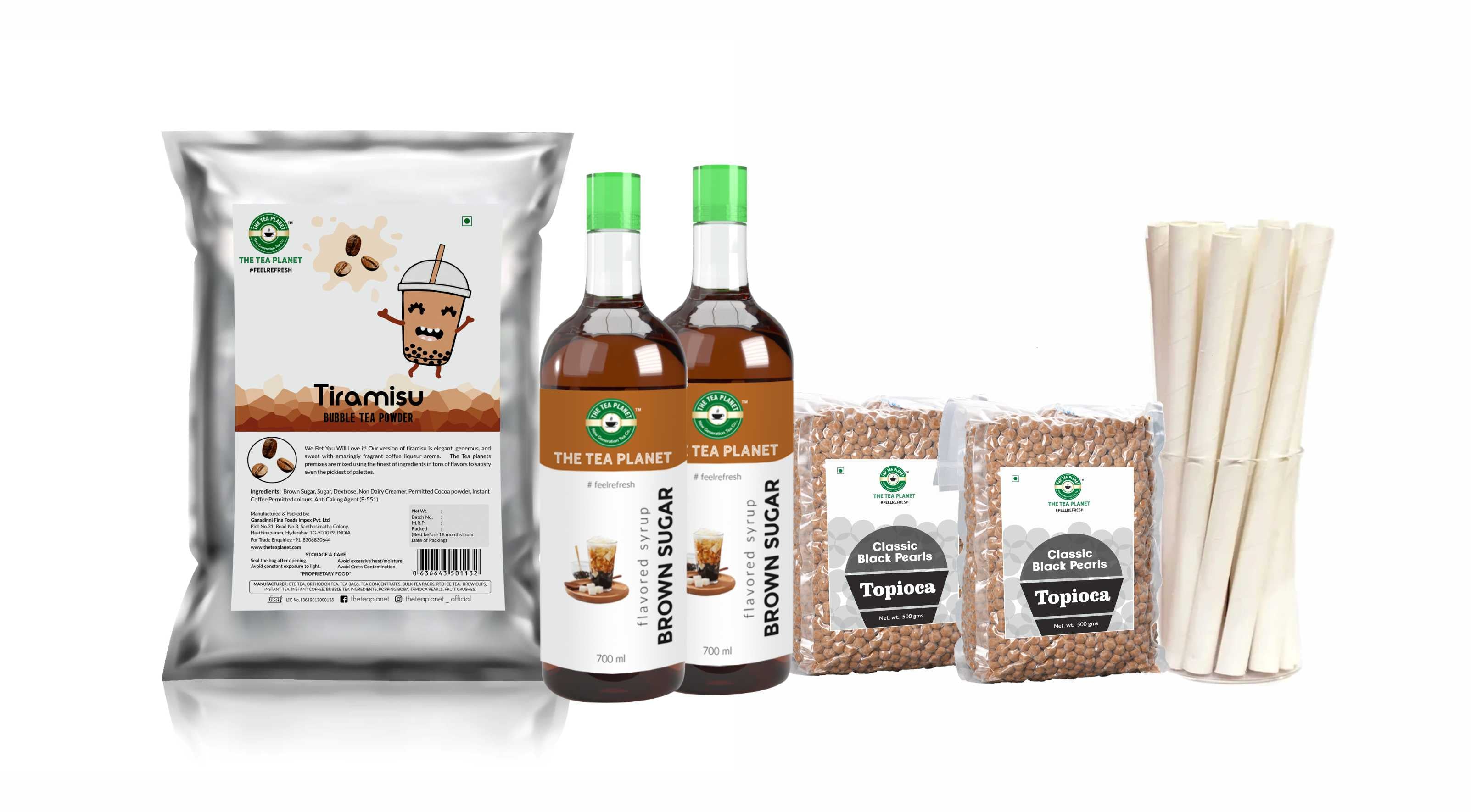 Tiramisu Tiger Series Milk Tea Starter Kit