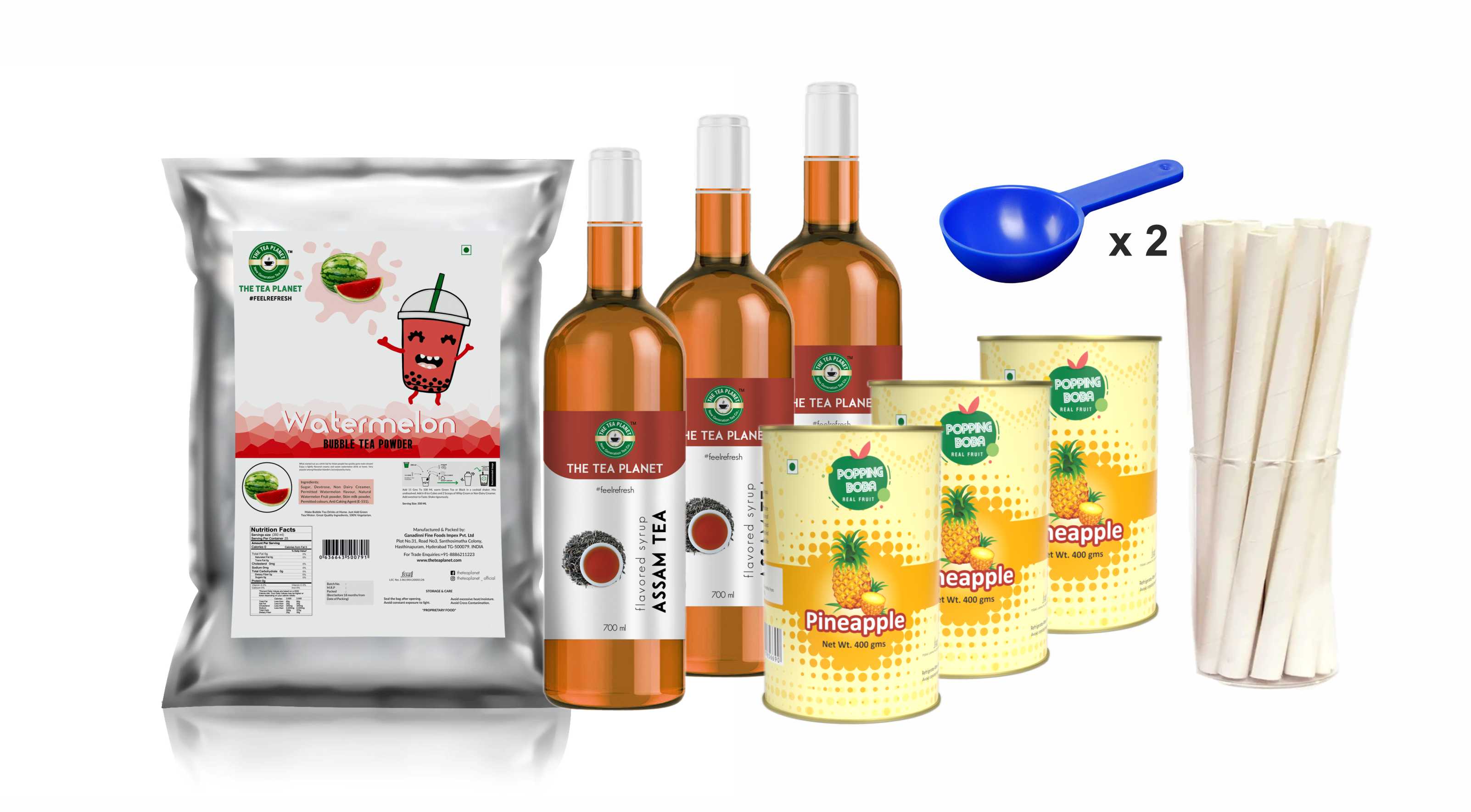 Watermelon Milk Bubble Tea Starter Kit