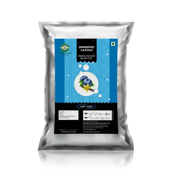 Blueberry Vanilla Flavored Instant Black Tea