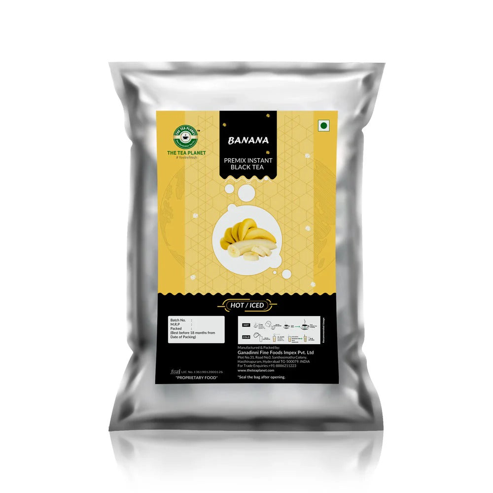 Banana Flavored Instant Black Tea