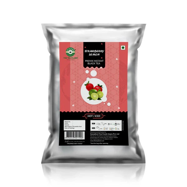 Strawberry Lemon Flavored Instant Black Tea