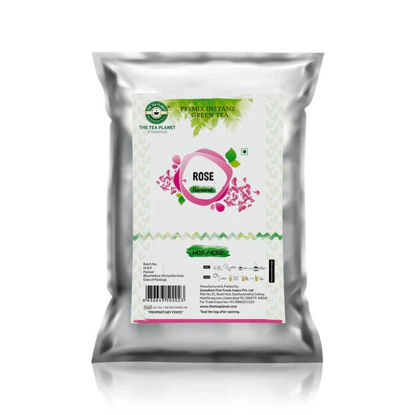 Rose Flavored Instant Green Tea