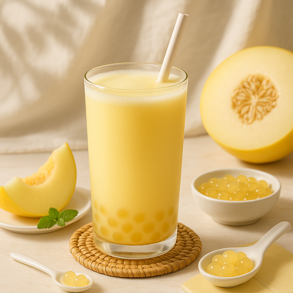 Yellow Melon Bubble Tea Premix (3 in 1) - 1Kg