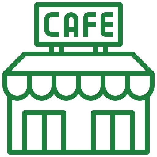 The tea planet Coffee Shop Icon
