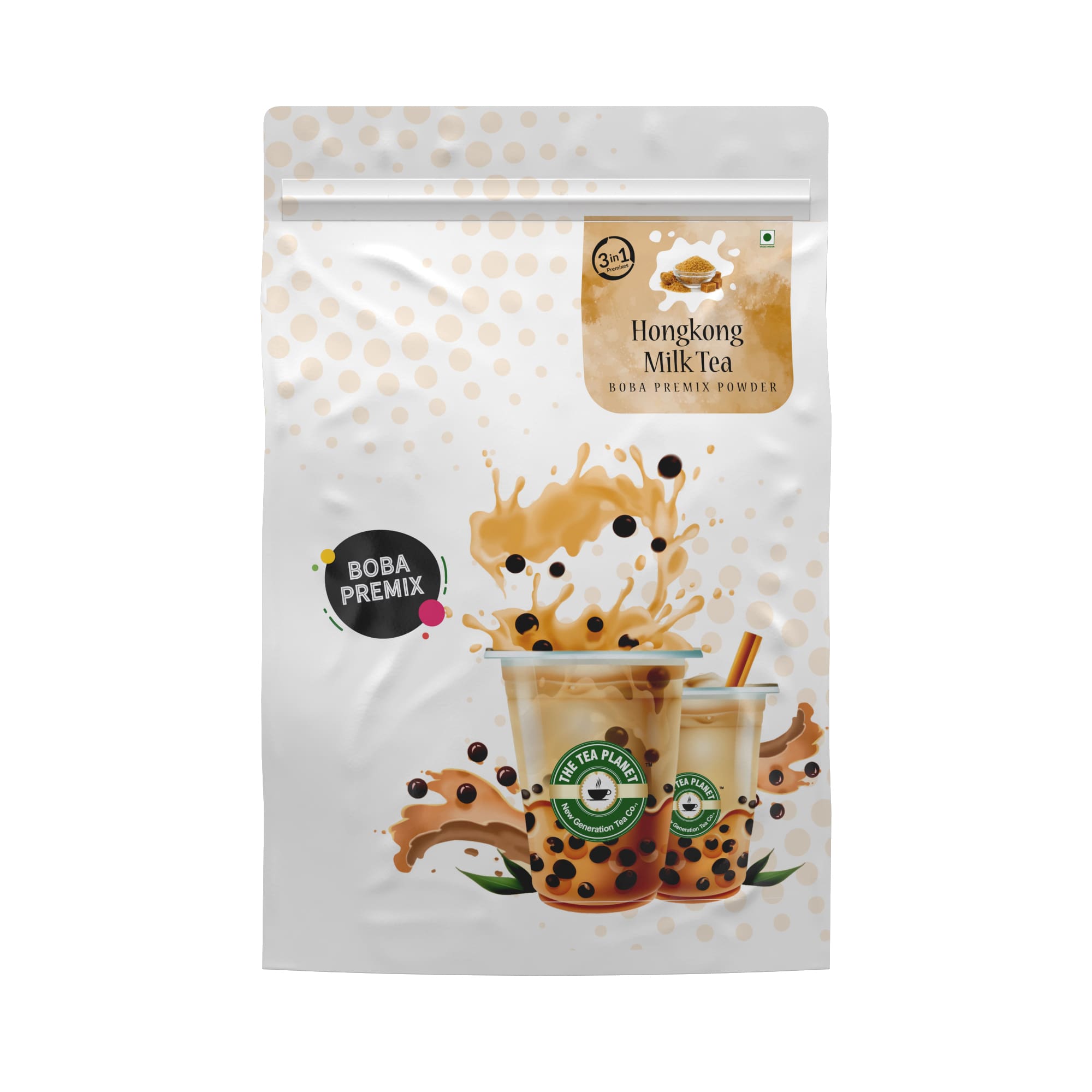 Hongkong Milk Bubble Tea Premix (3 in 1) - 1 Kg
