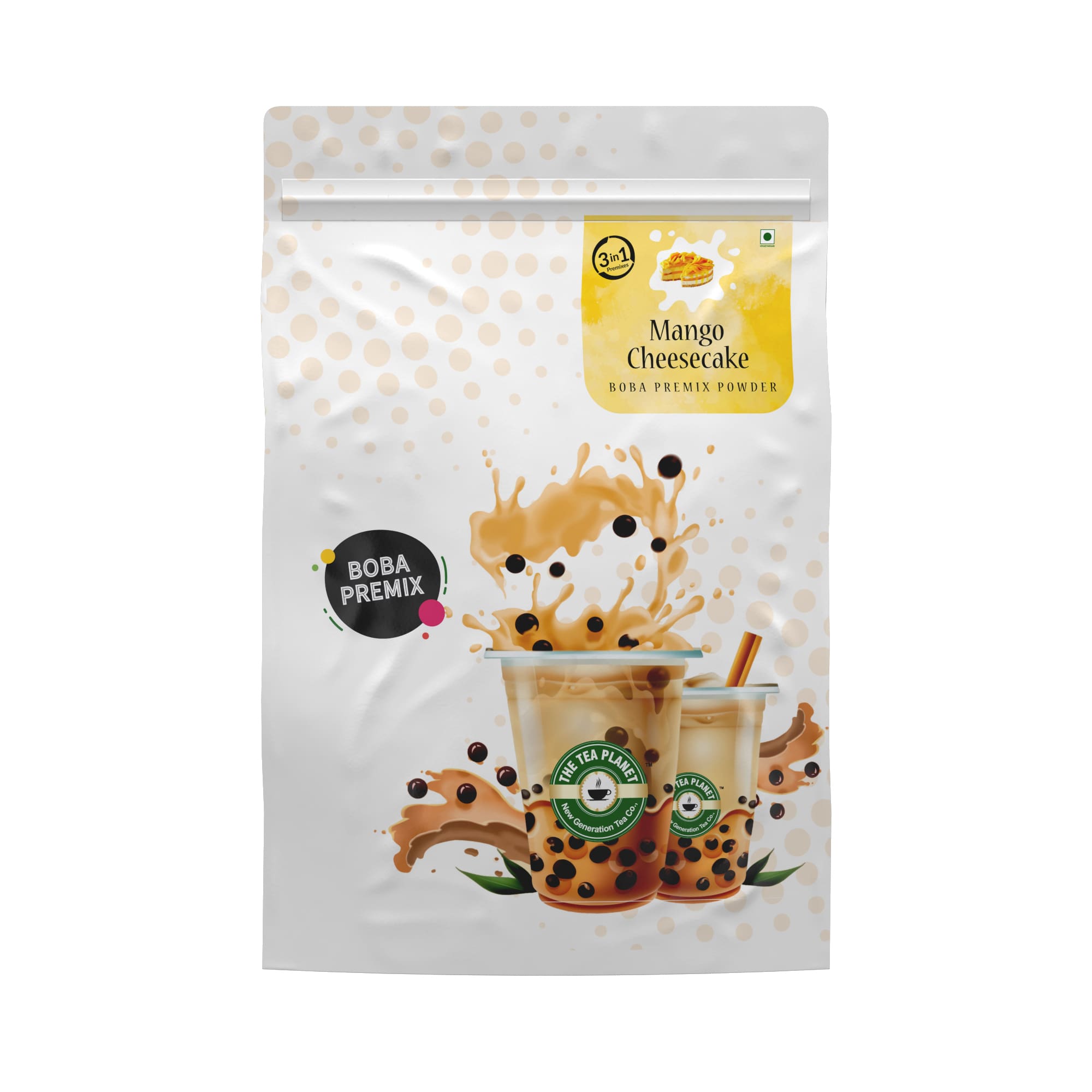 Mango cheese cake Bubble Tea Premix (3 in 1) - 1Kg