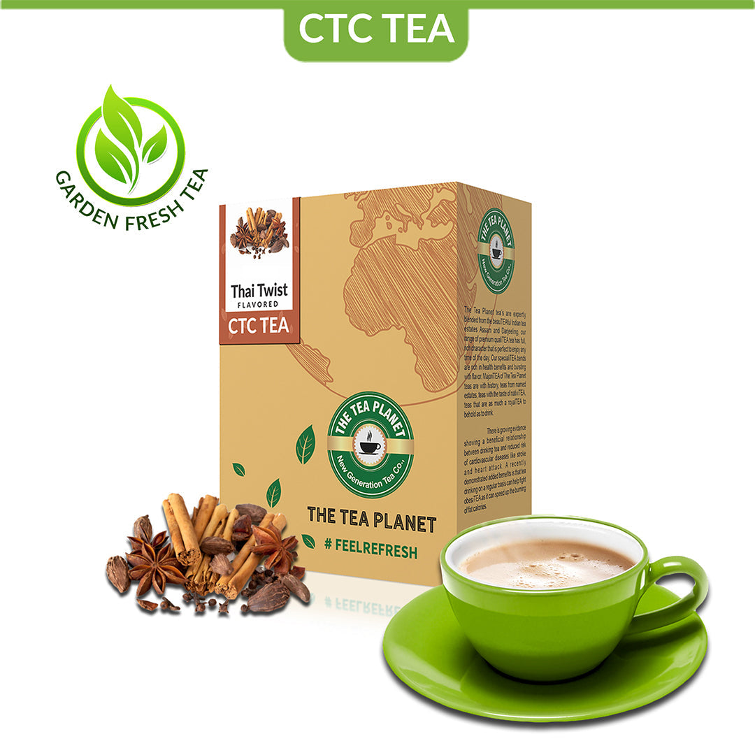 Thai Twist Spicy Black CTC Tea - 400 gms