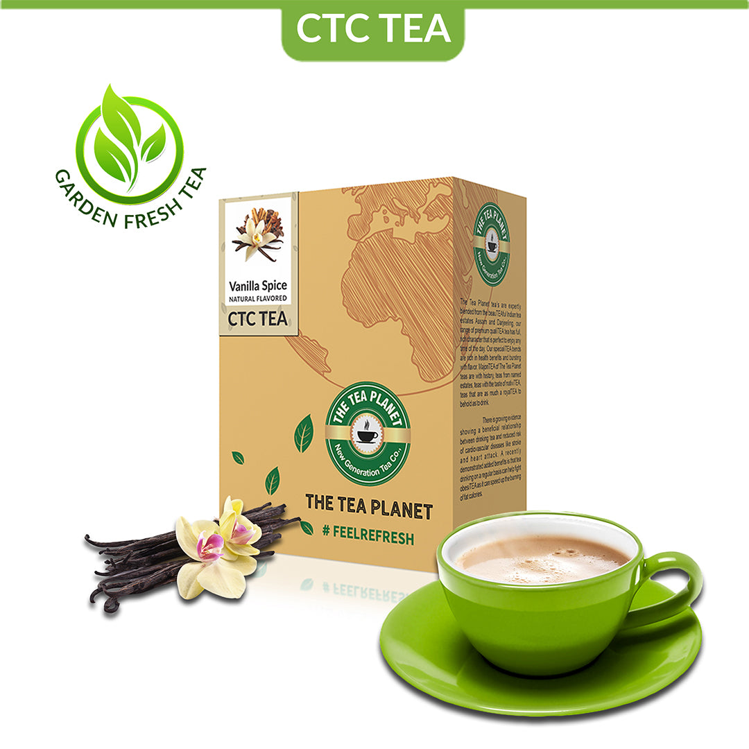 Vanilla Spice Flavored CTC Tea - 400 gms