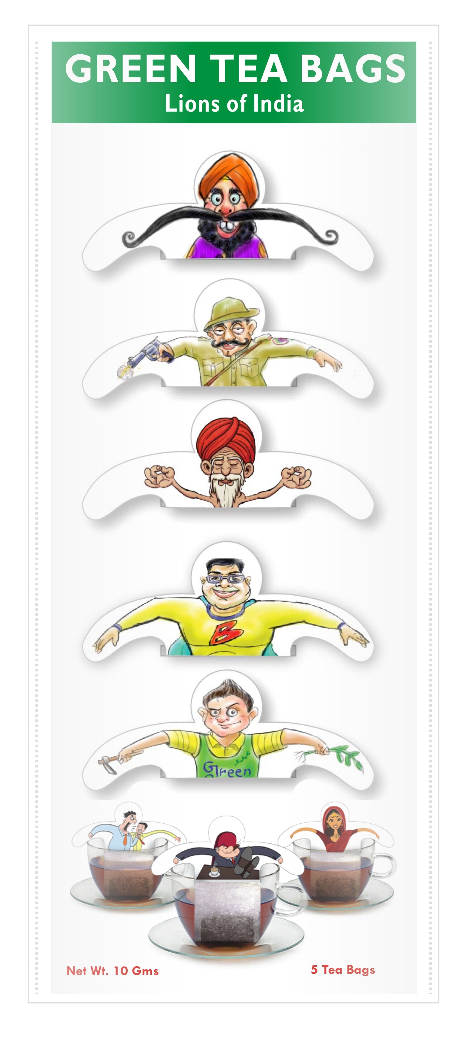 Lions of India - 10 teabags