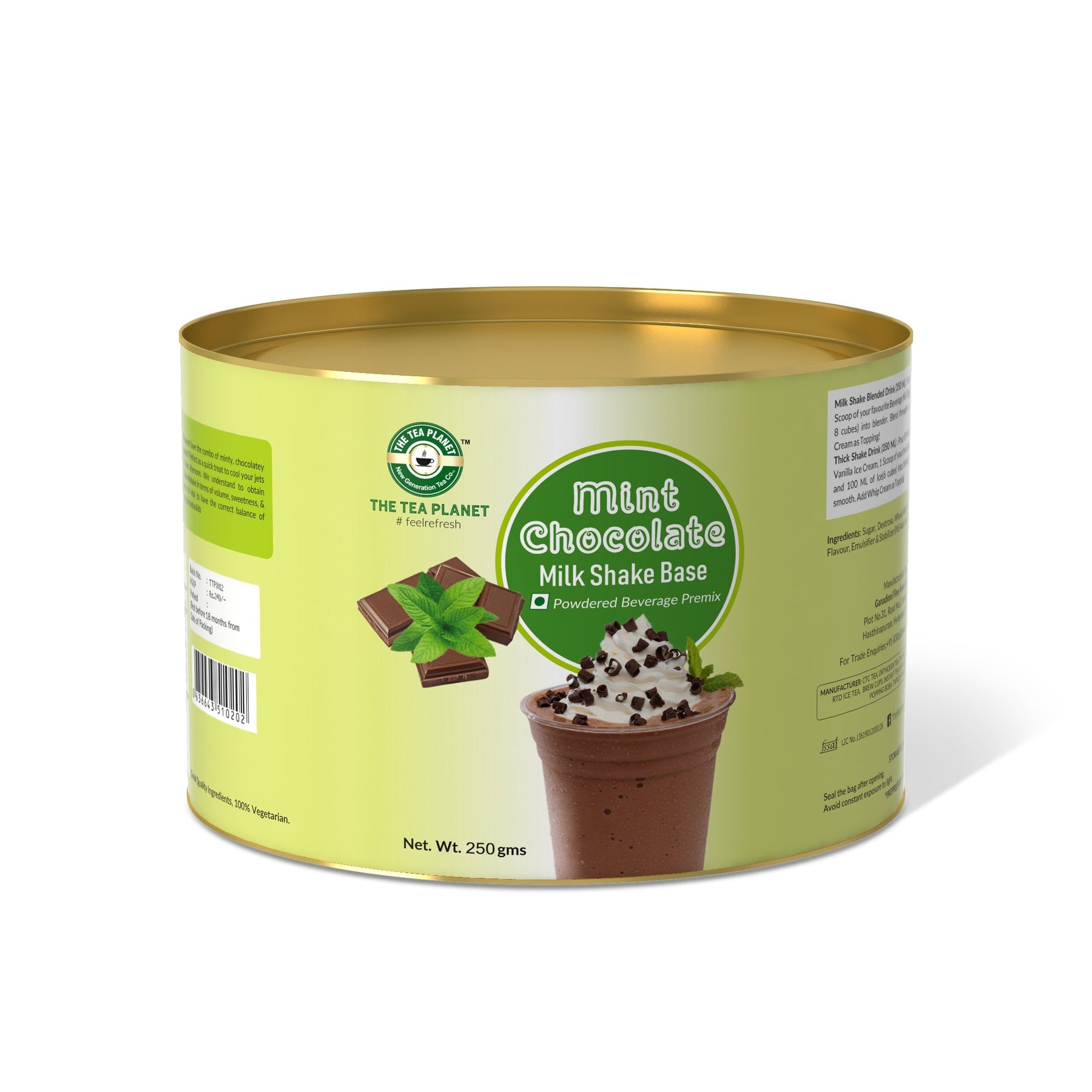 Mint Chocolate Milkshake Mix - 250 gms