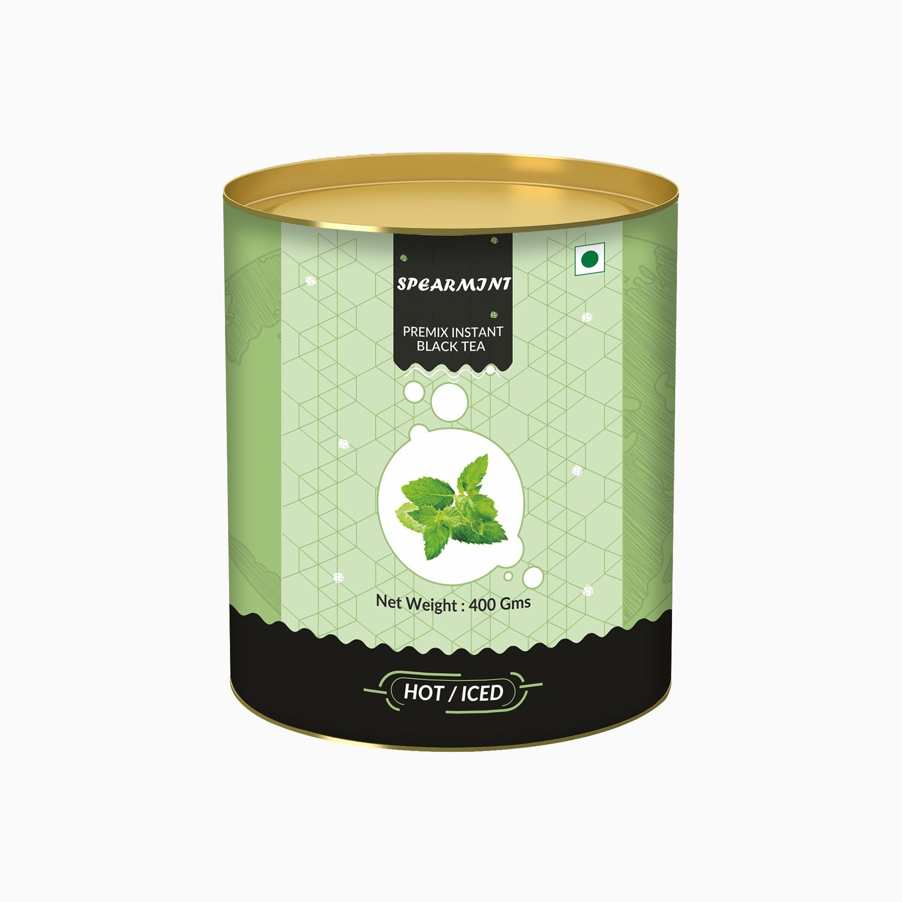 Spearmint Flavored Instant Black Tea - 250 gms