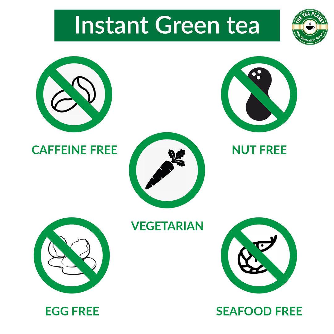 Coconut Lemon Flavored Instant Green Tea - 250 gms