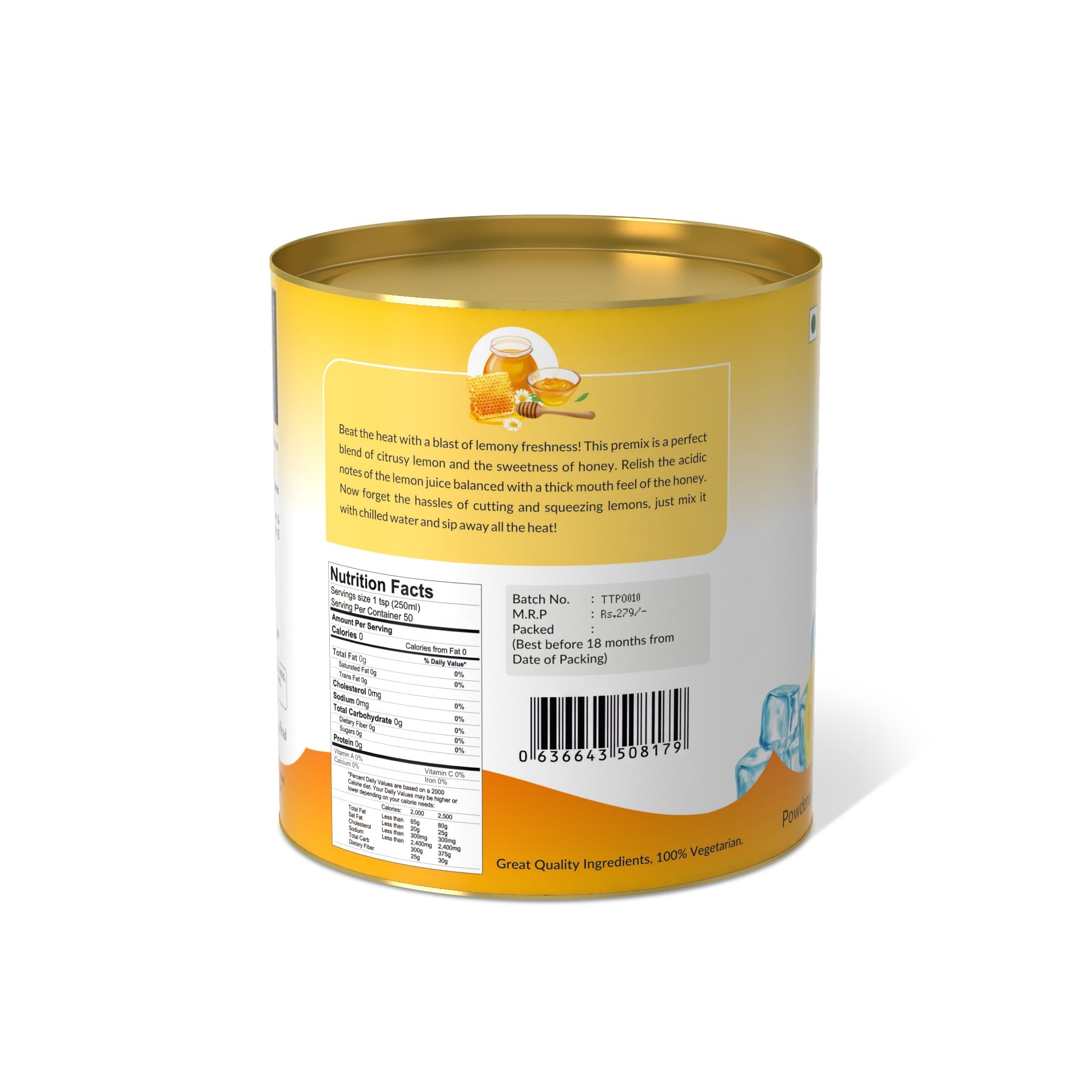 Lemon Honey Lemonade Premix