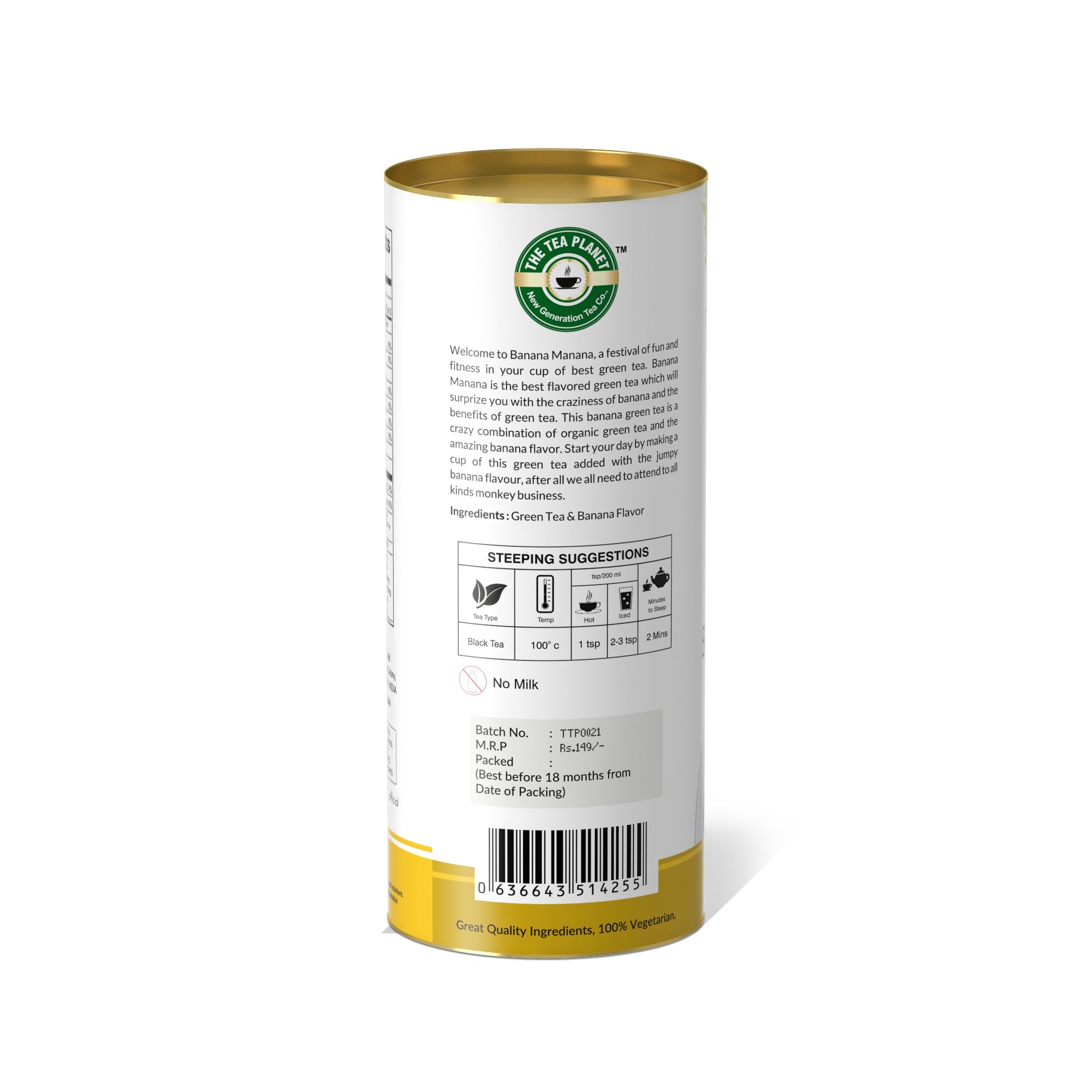 Banana Manana Orthodox Tea - 50 gms