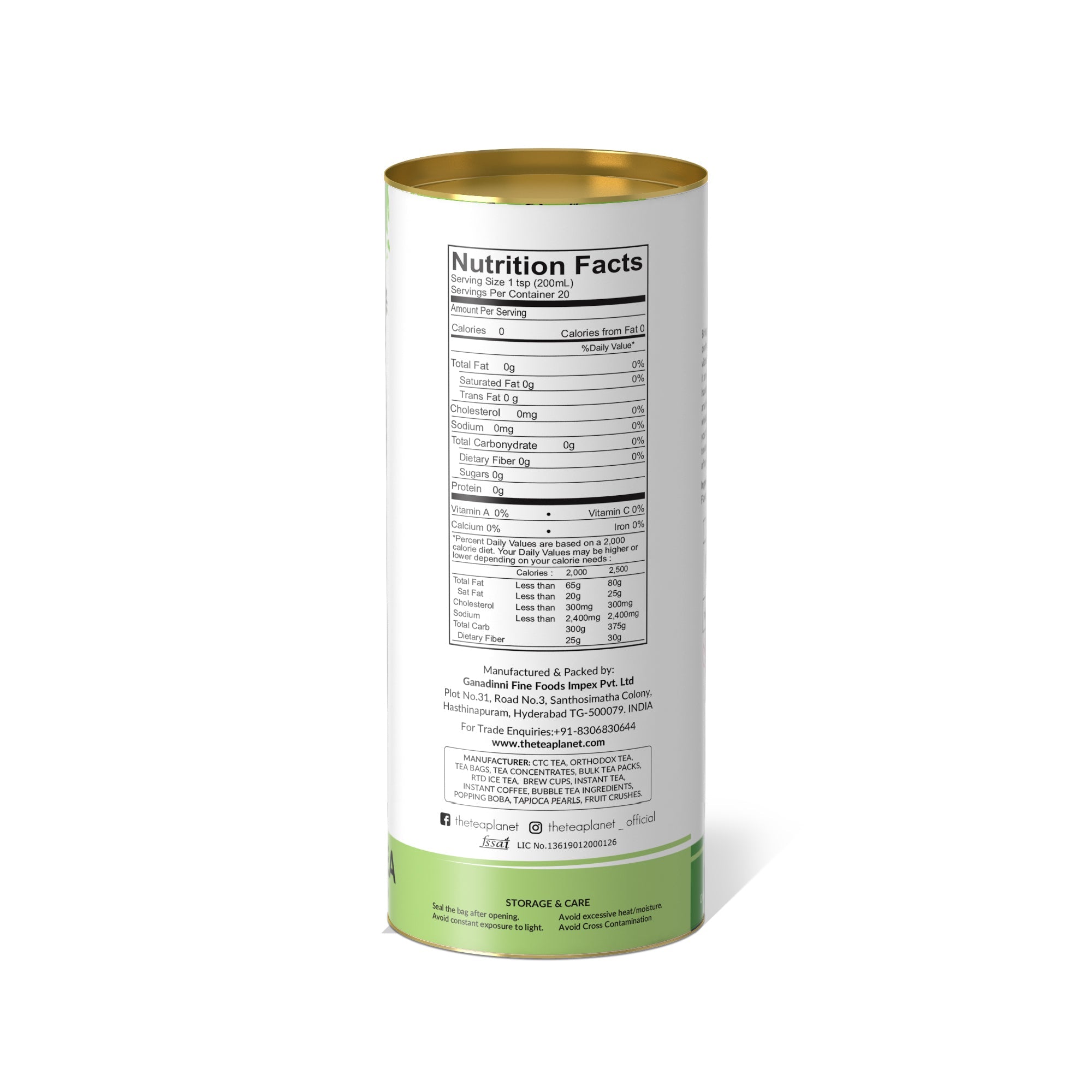 Bergamot, Peppermint & Lemon Orthodox Tea - 50 gms