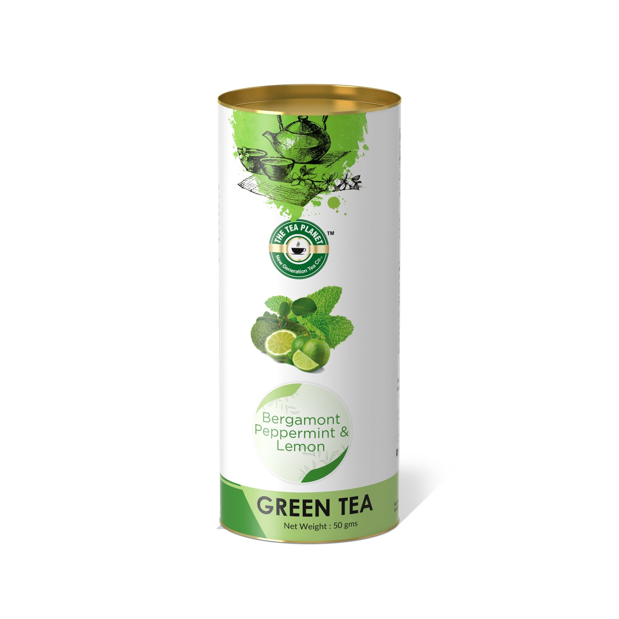 Bergamot, Peppermint & Lemon Orthodox Tea - 50 gms