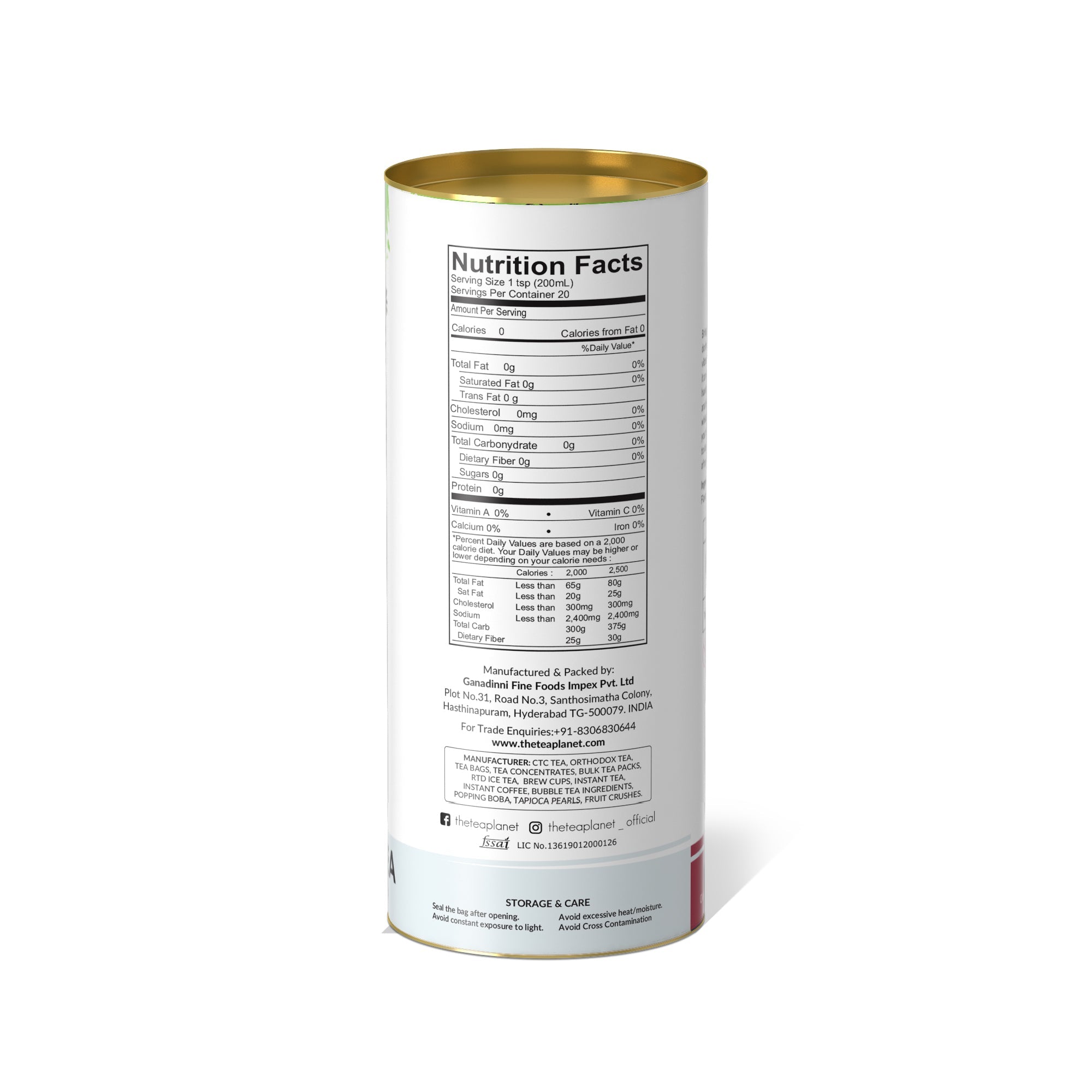 Berry, Peach & Coconut Orthodox Tea - 50 gms
