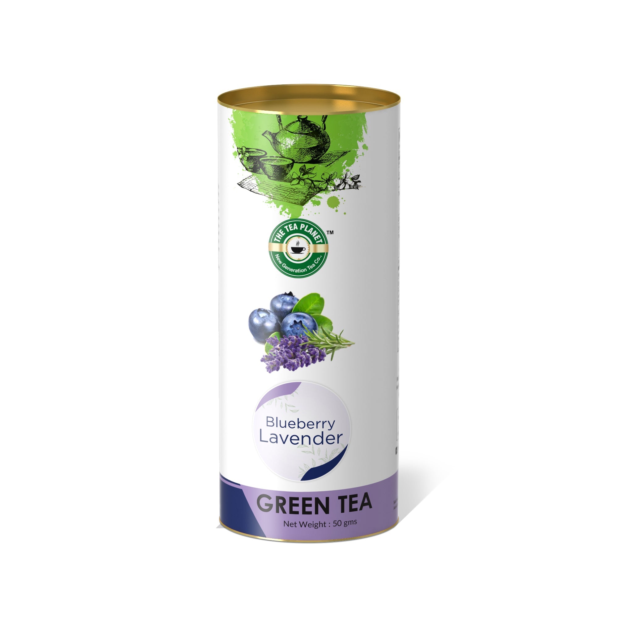 Blueberry Lavender Orthodox Tea - 50 gms