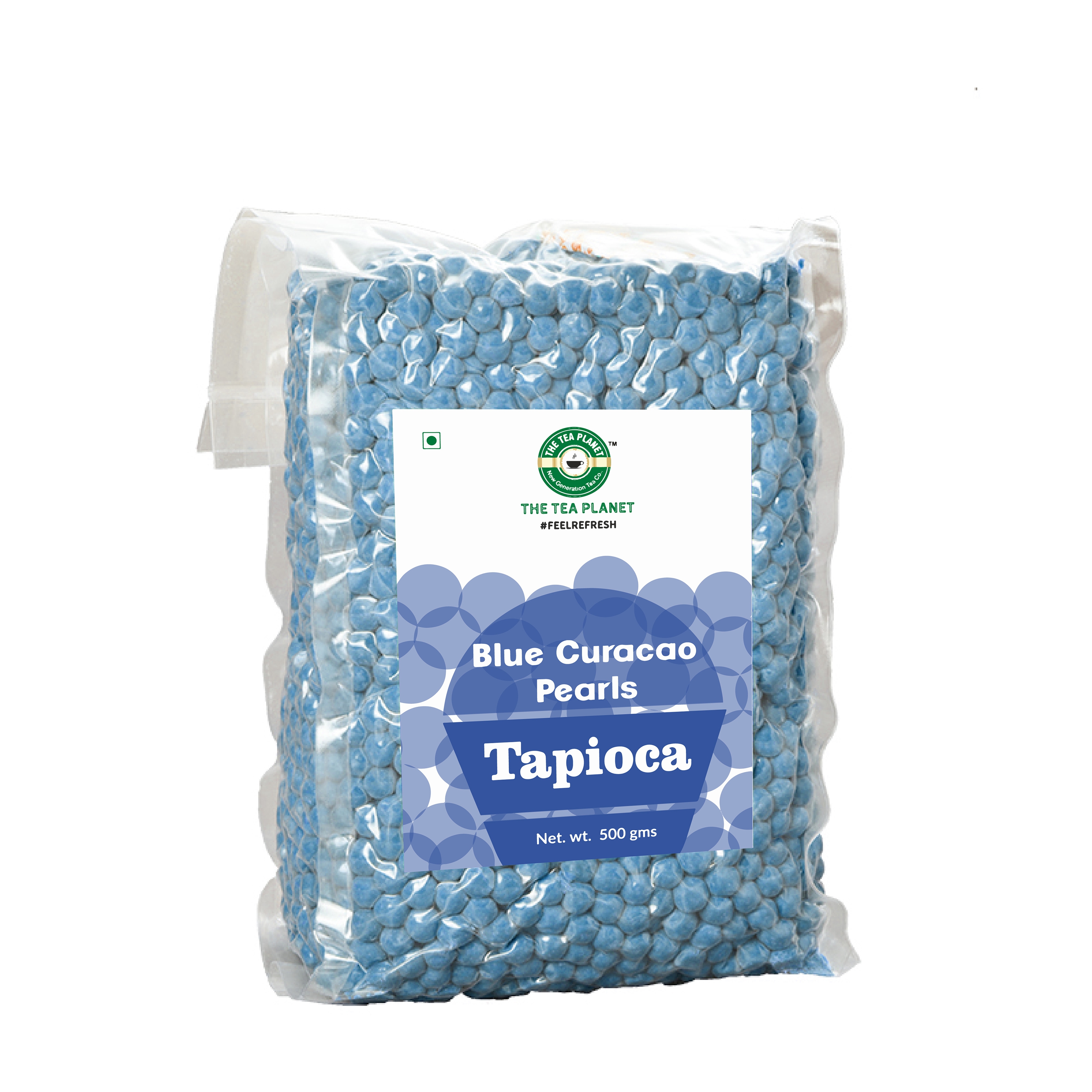 Blue Curacao Tapioca Pearls - 500 gms