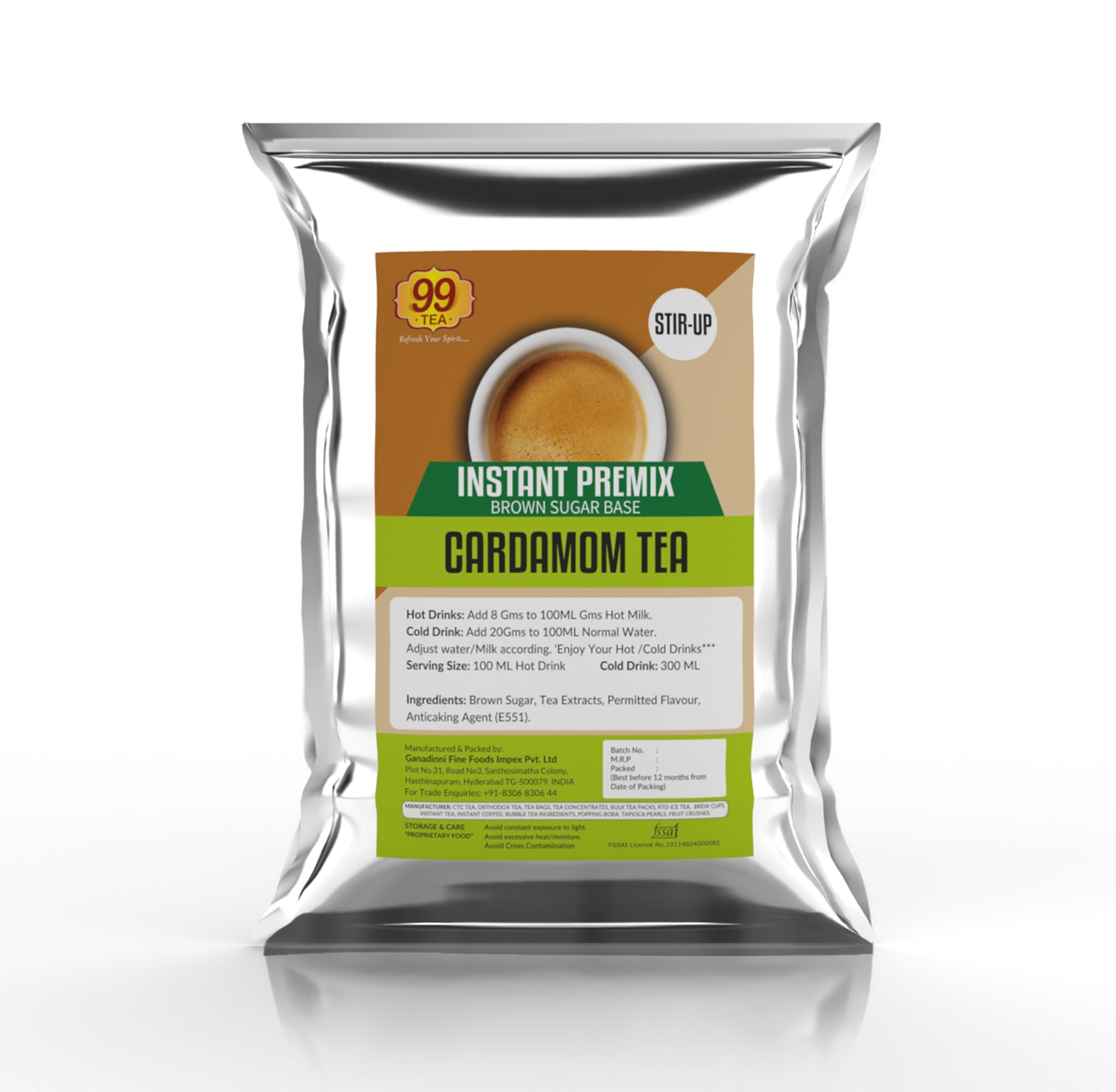 Cardamom Flavored Tea