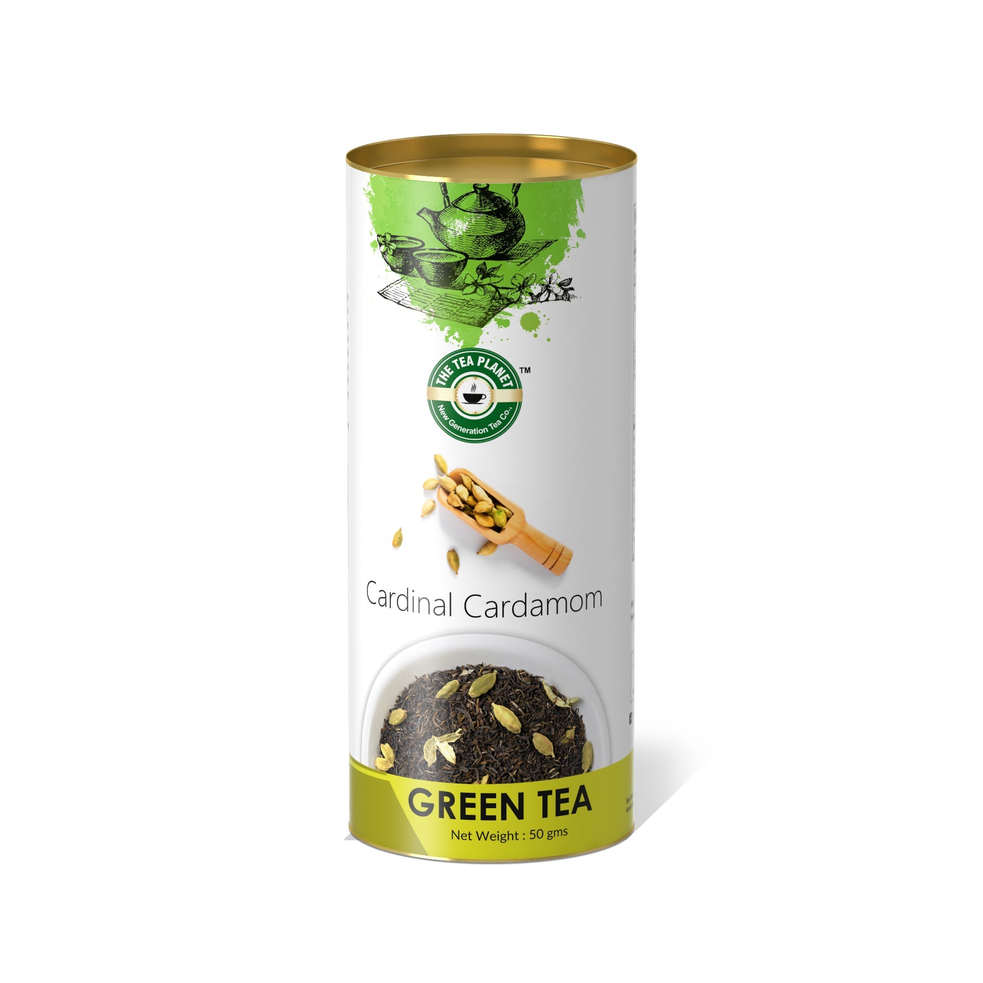 Cardinal Cardamom Orthodox Tea - 50 gms