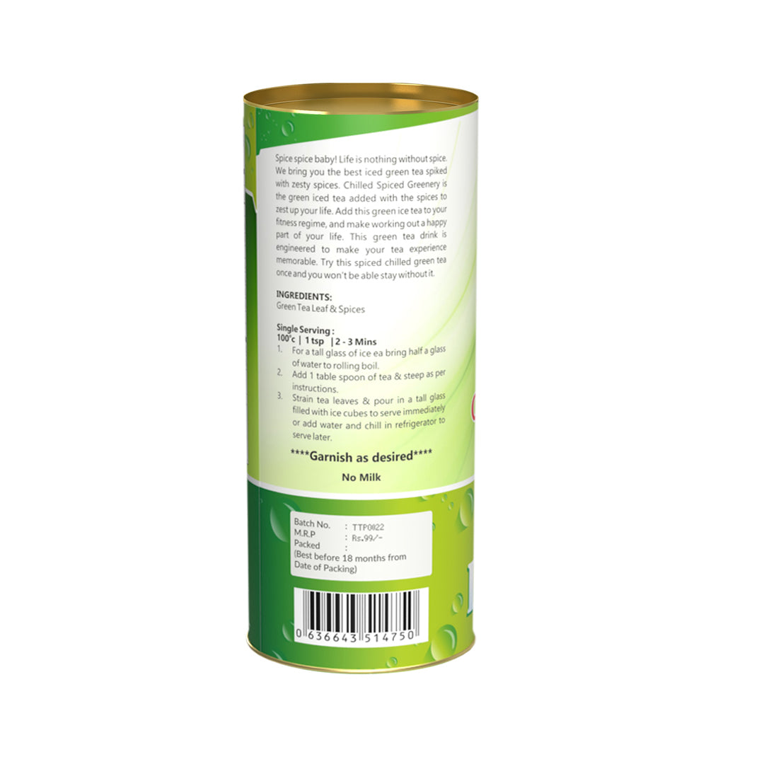 Chilled Spiced Greenary Orthodox Ice Tea - 50 gms