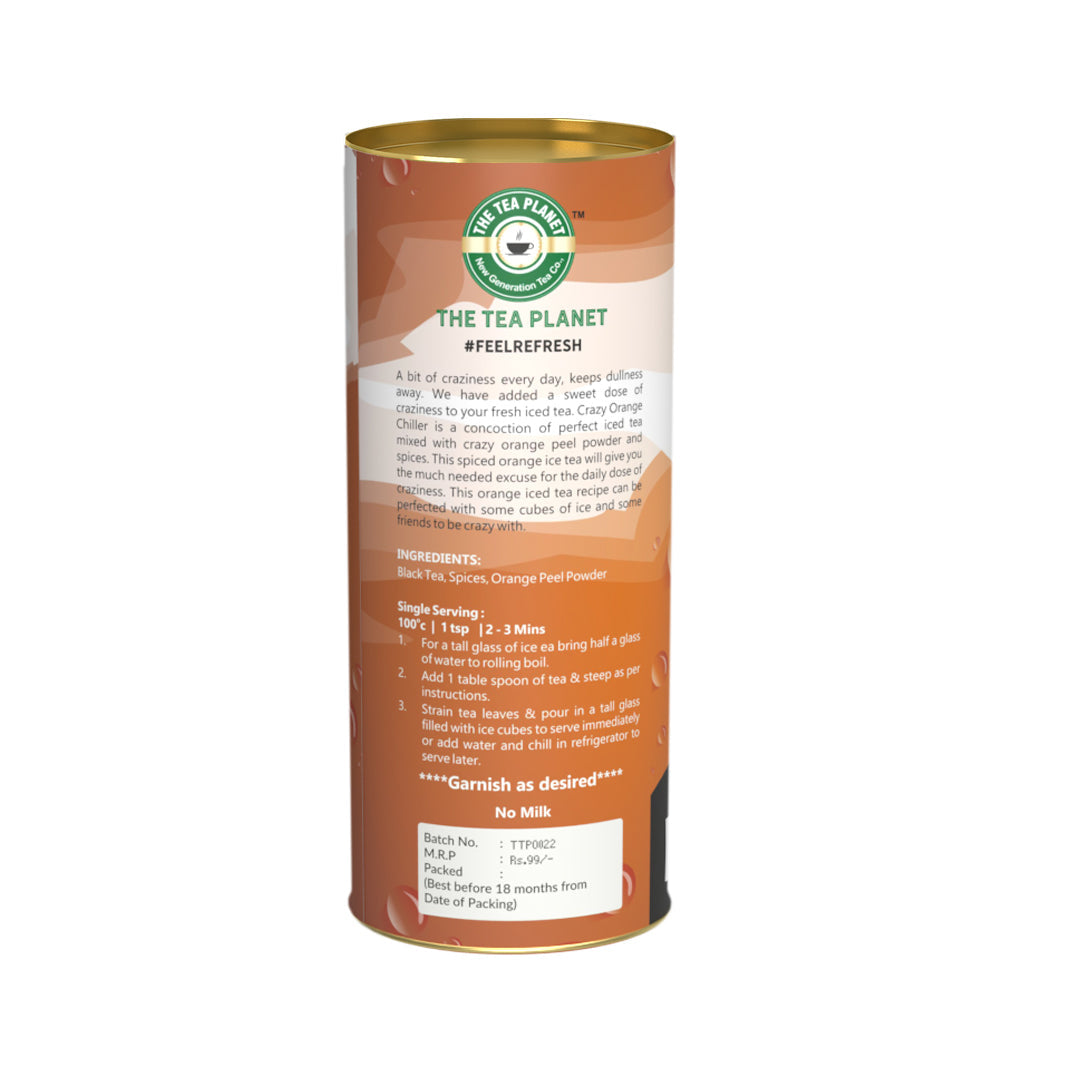 Crazy Orange Chiller Orthodox Black Tea - 50 gms