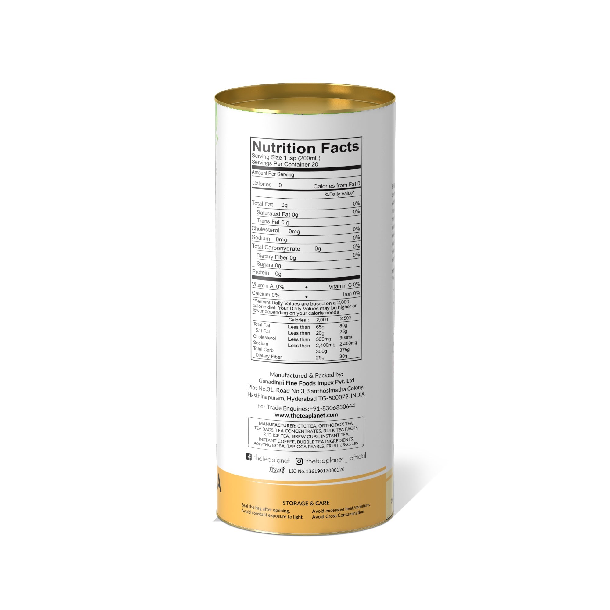 Ginger Peach Orthodox Tea - 50 gms