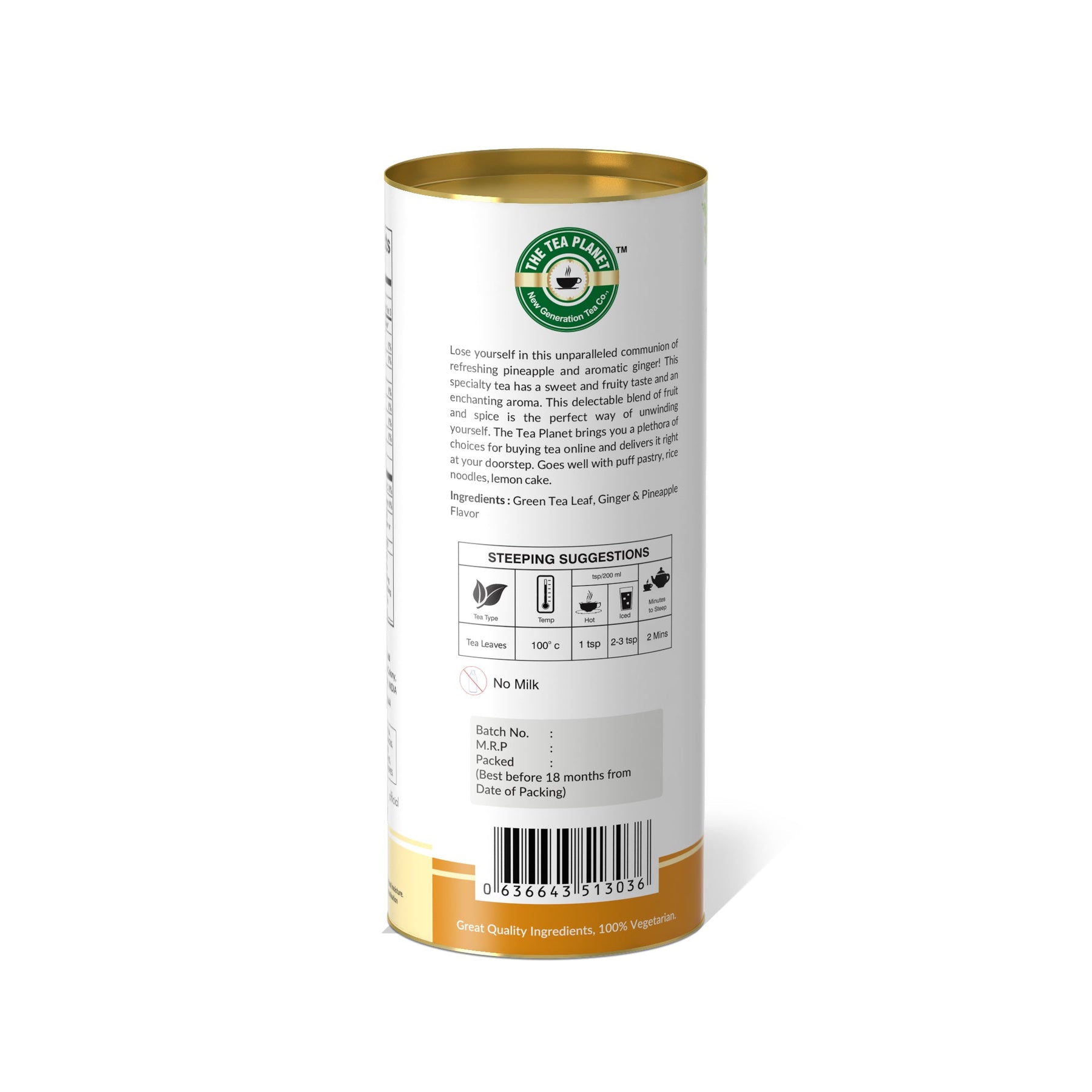 Ginger & Pineapple Orthodox Tea