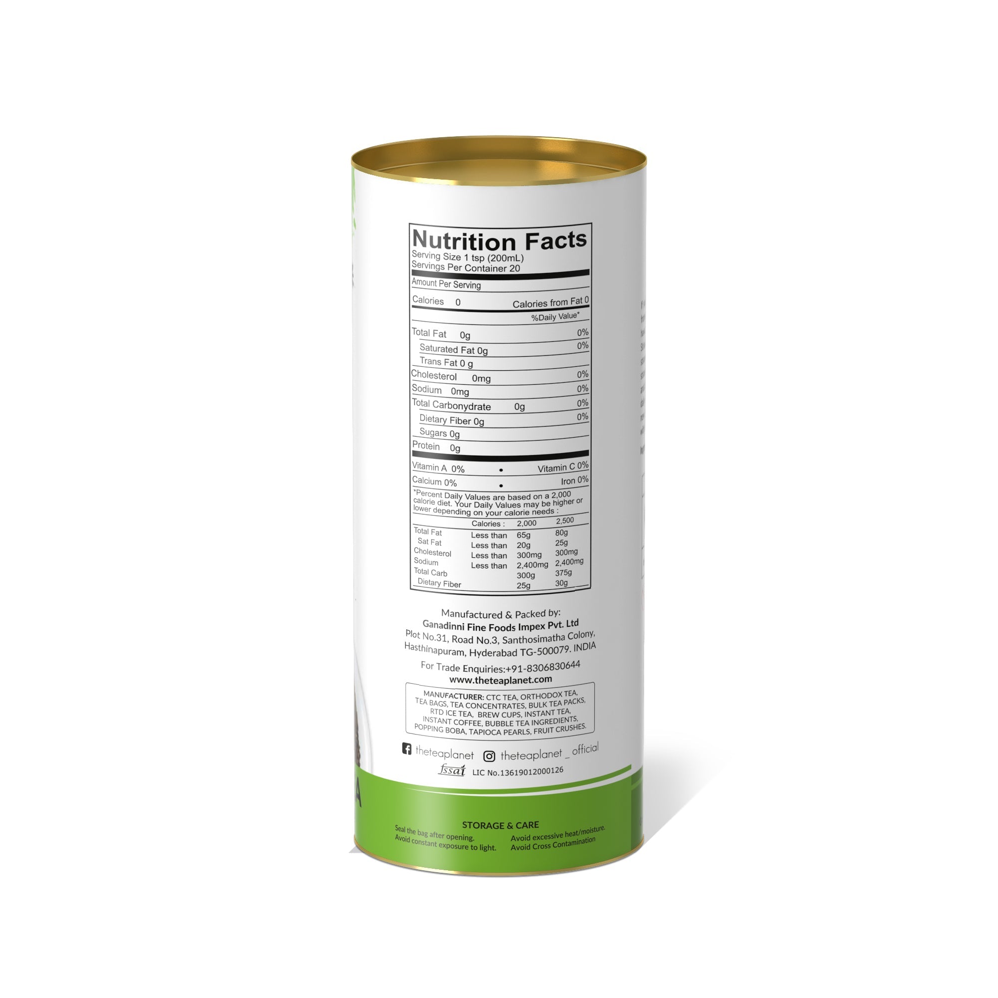 Green Double Orthodox Tea - 50 gms