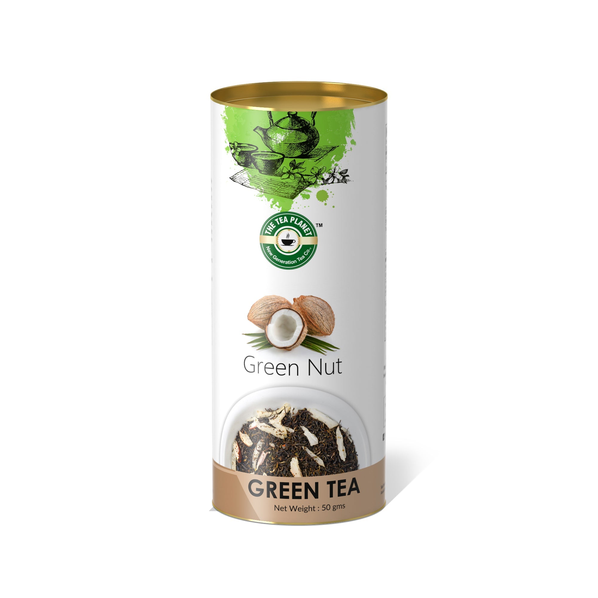 Green Nut Orthodox Tea - 50 gms