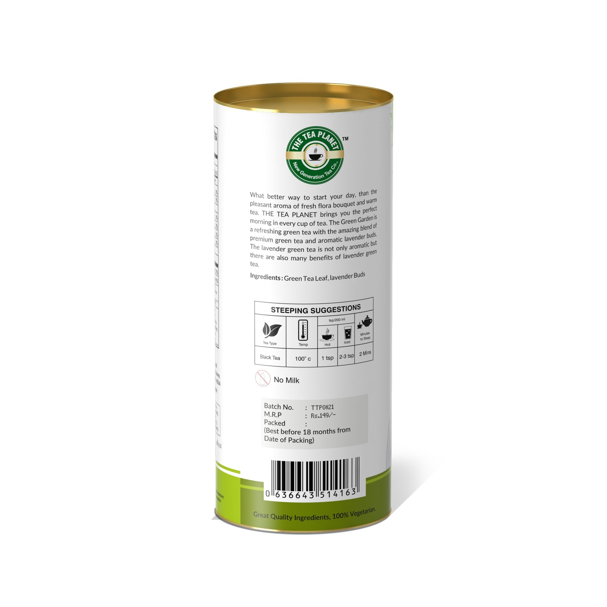 Greena Colada Orthodox Tea - 50 gms