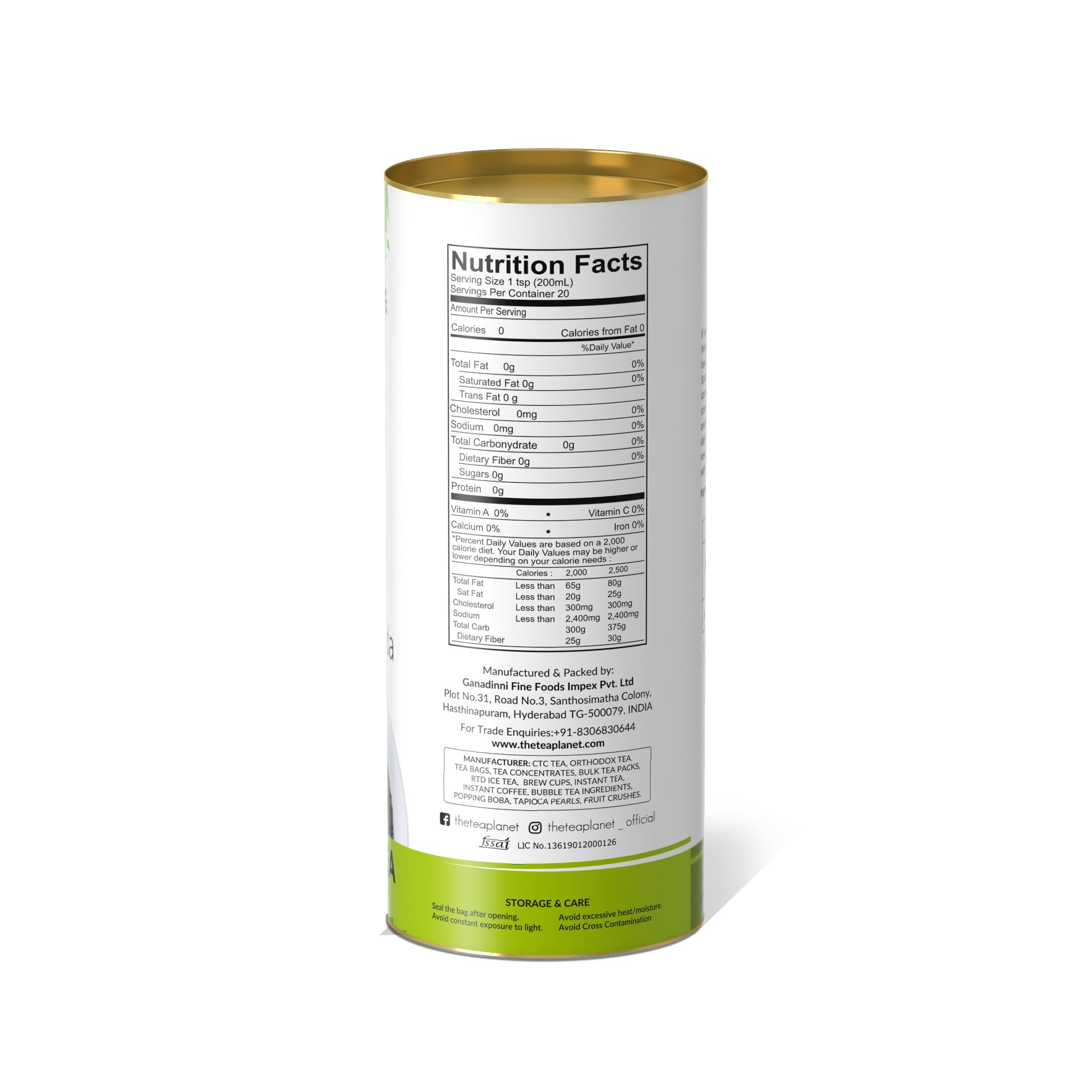 Greena Colada Orthodox Tea - 50 gms