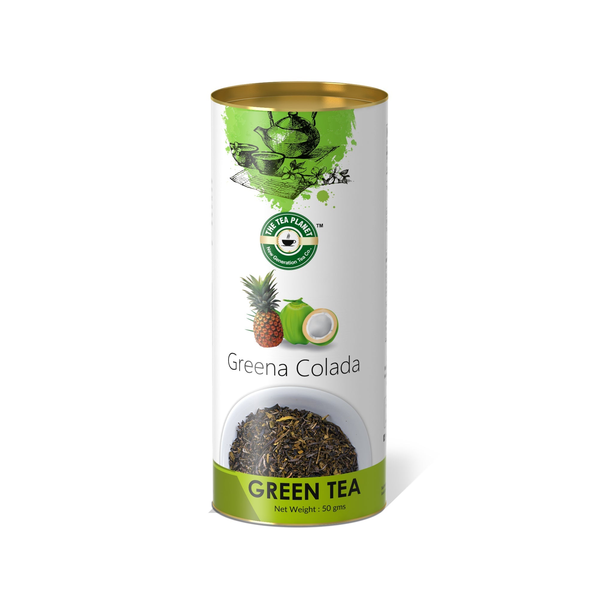 Greena Colada Orthodox Tea - 50 gms