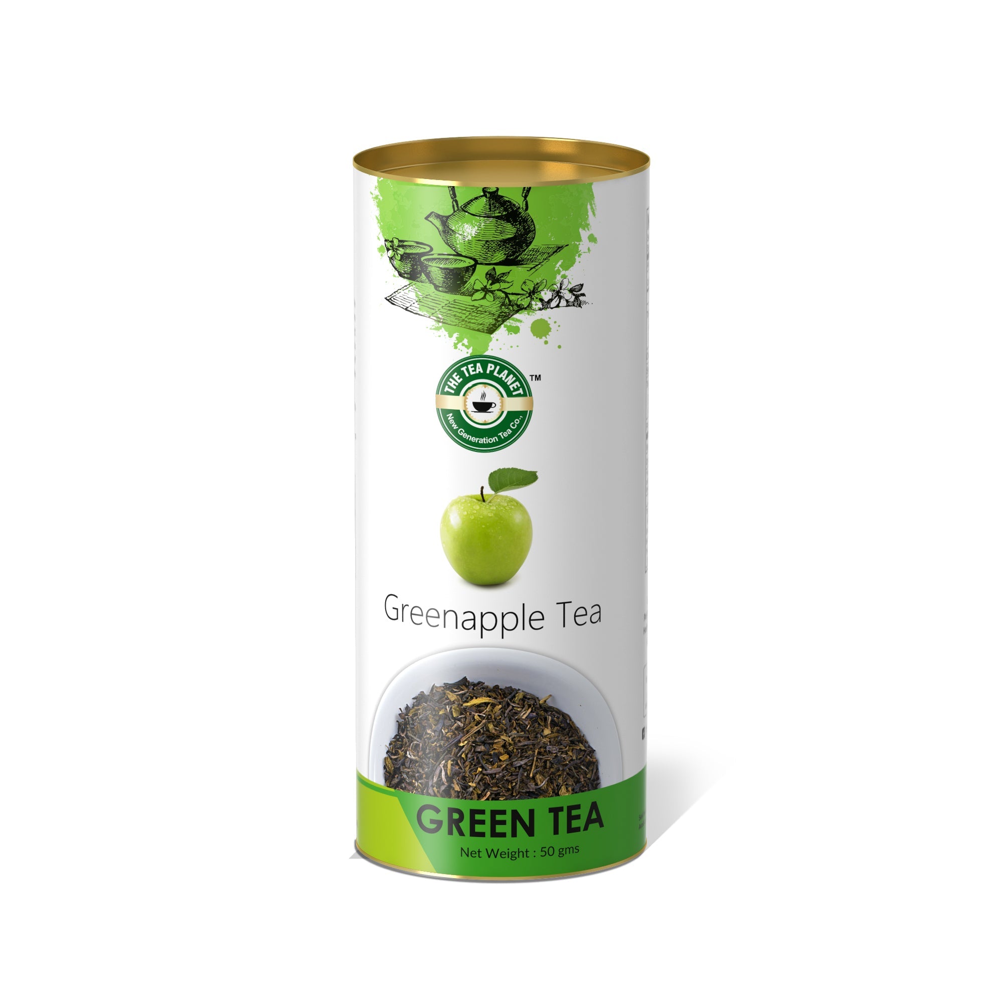Green Apple Orthodox Tea - 50 gms