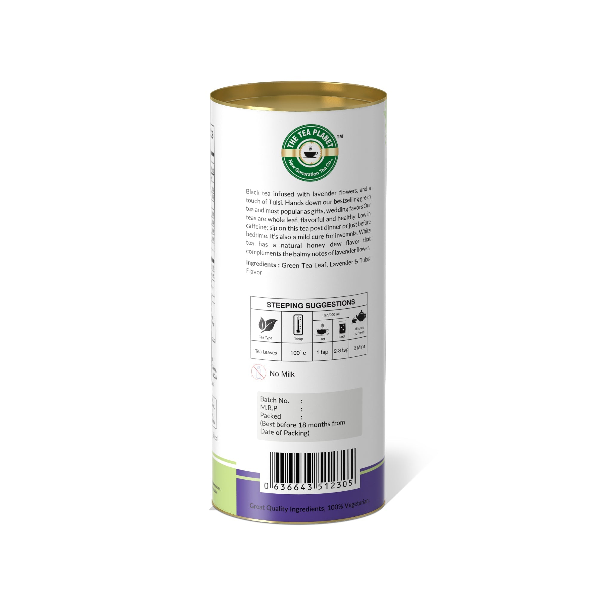 Lavender & tulsi Orthodox Tea - 50 gms