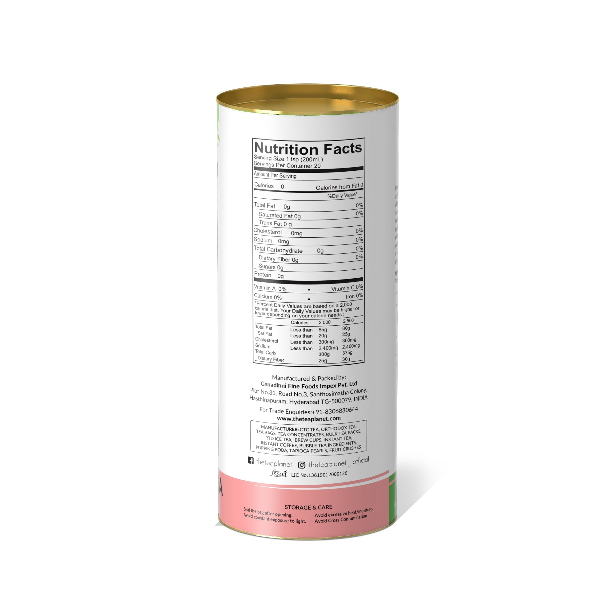 Lemon Pomegranate Orthodox Tea - 50 gms