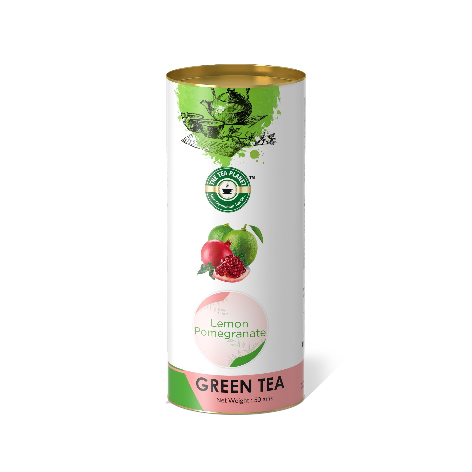Lemon Pomegranate Orthodox Tea - 50 gms