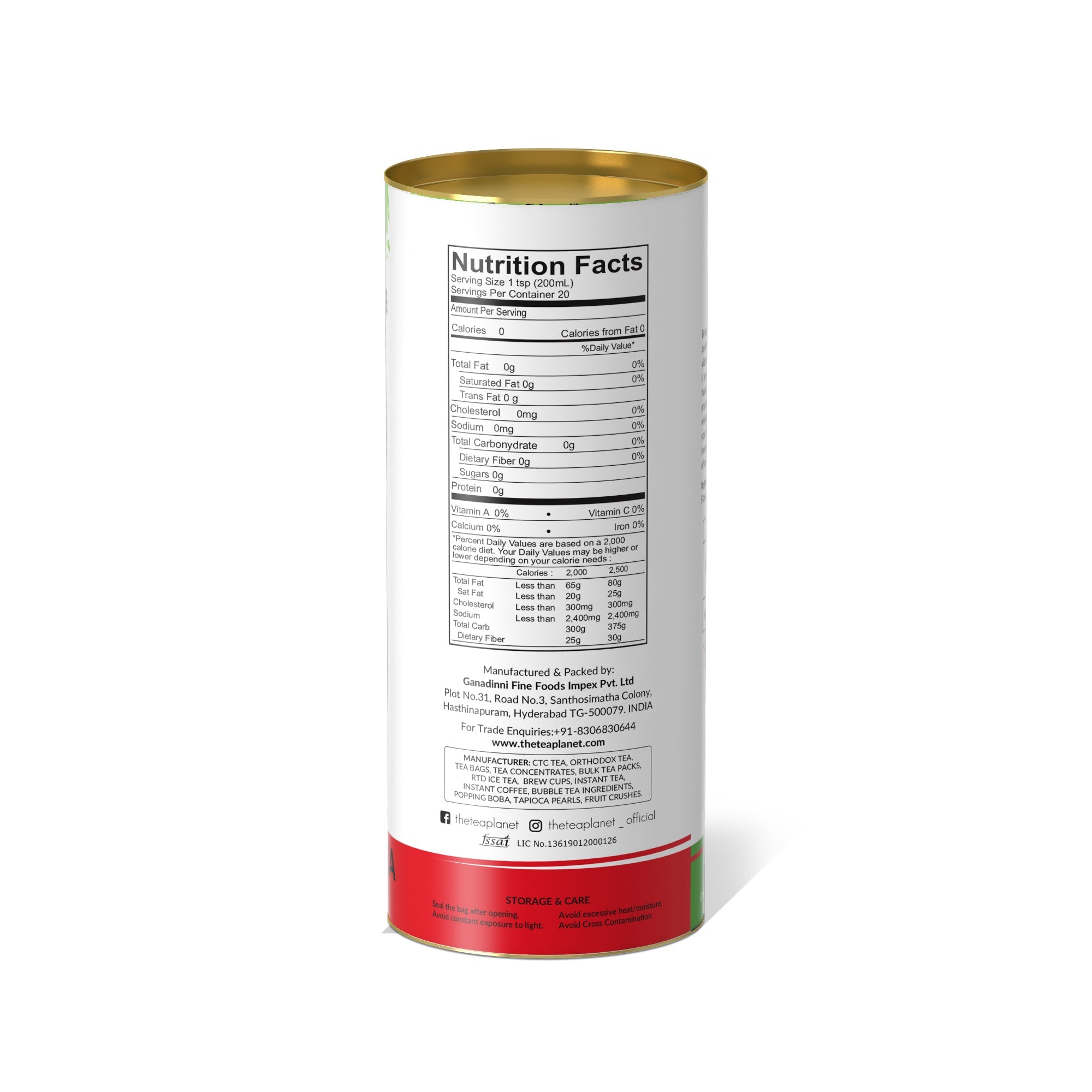 Lemon Raspberry Orthodox Tea - 50 gms
