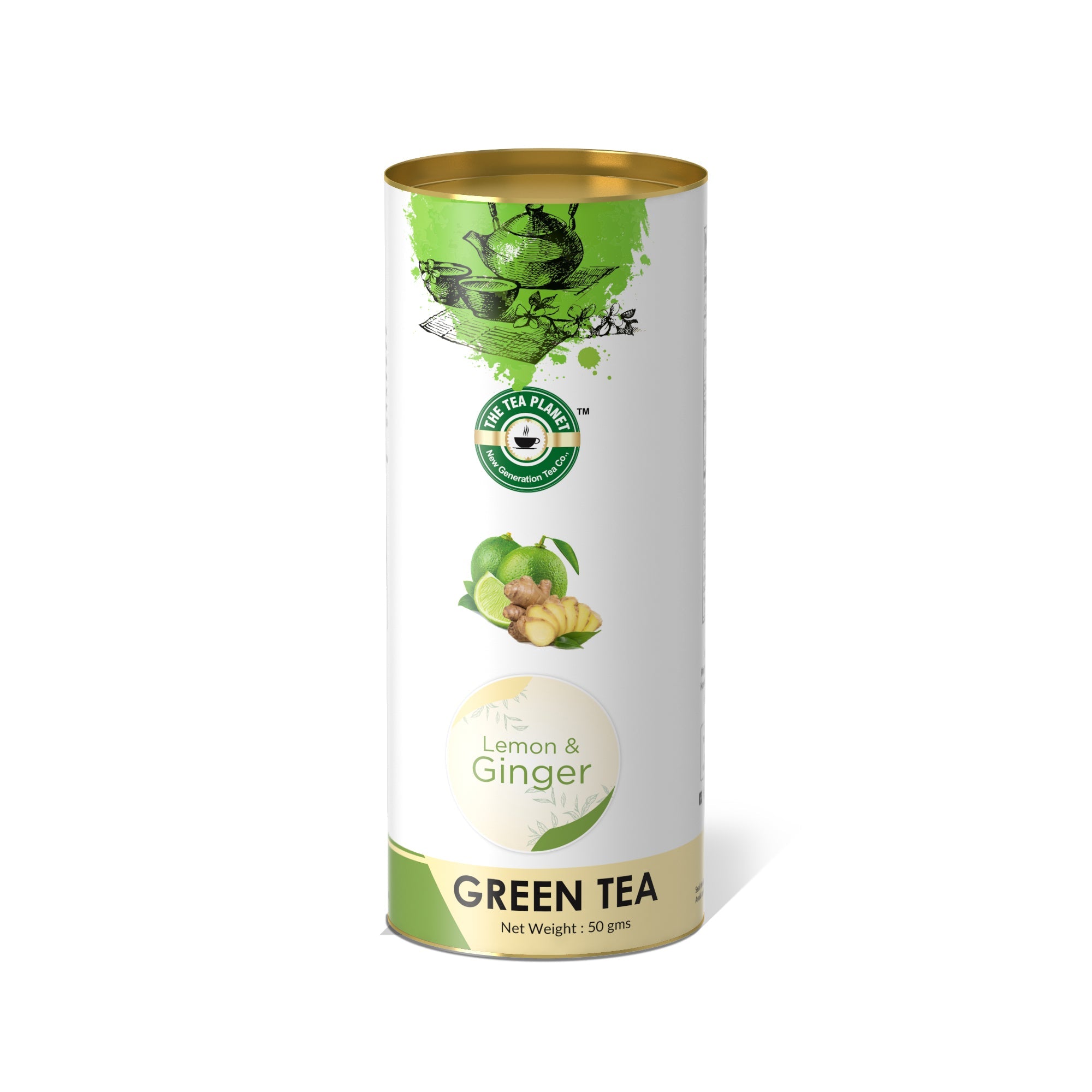 Lemon & Ginger Orthodox Tea - 50 gms