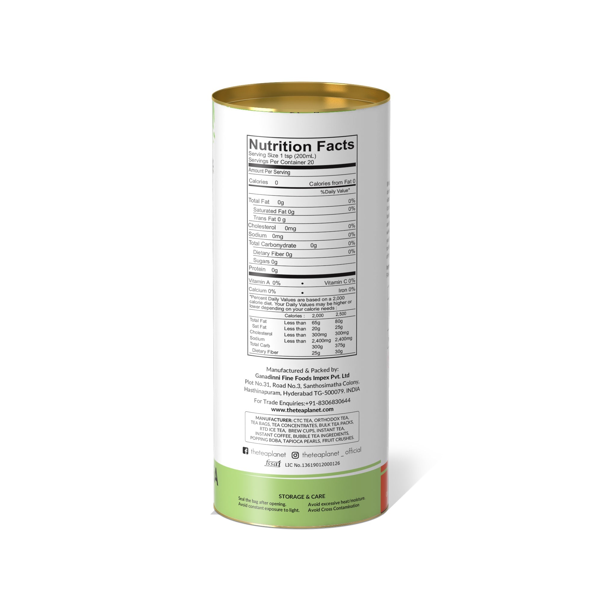 Mandarin, Basil Orthodox Tea - 50 gms