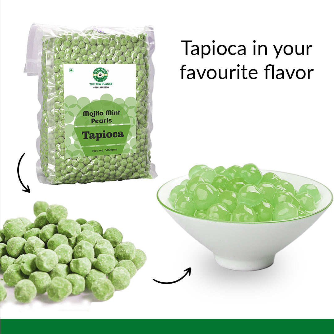 Mojito Mint Tapioca Pearls - 500 gms