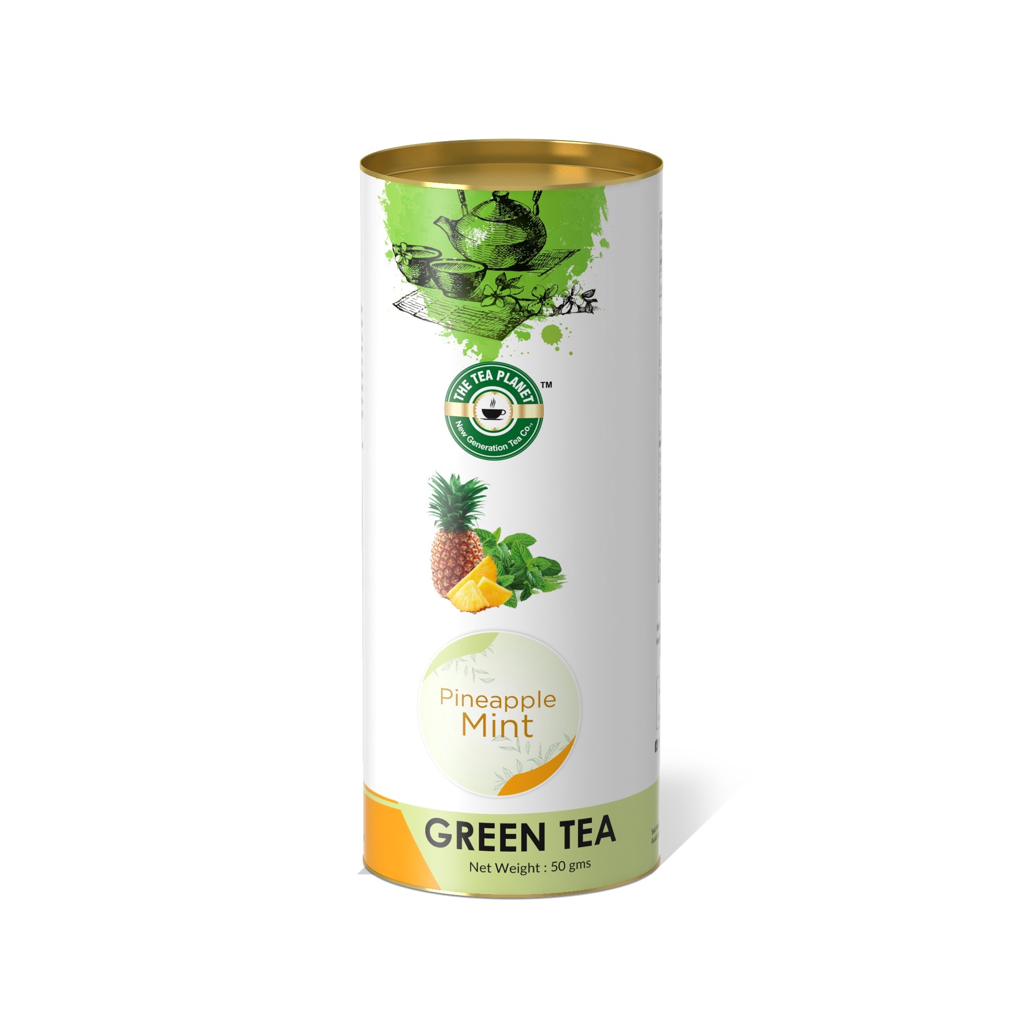 Pineapple Mint Orthodox Tea - 50 gms