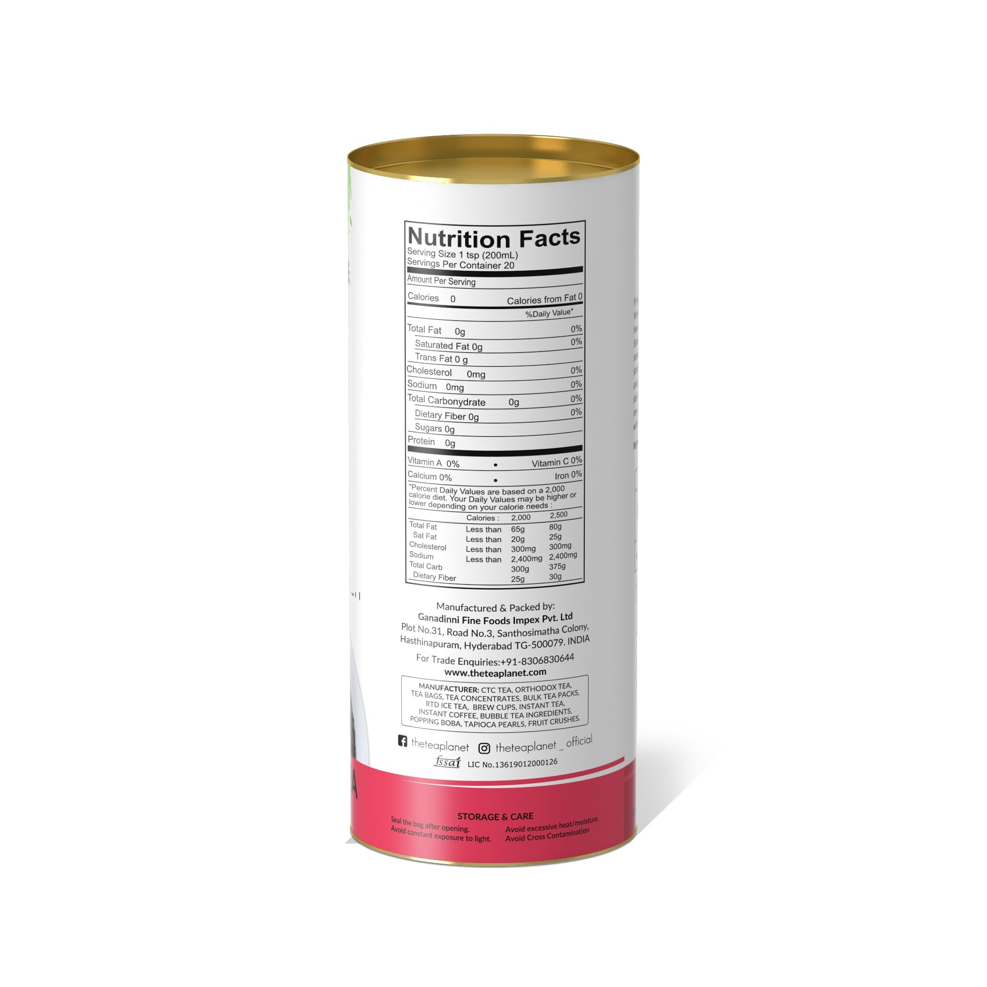 Raspberry Garden Orthodox Tea - 50 gms