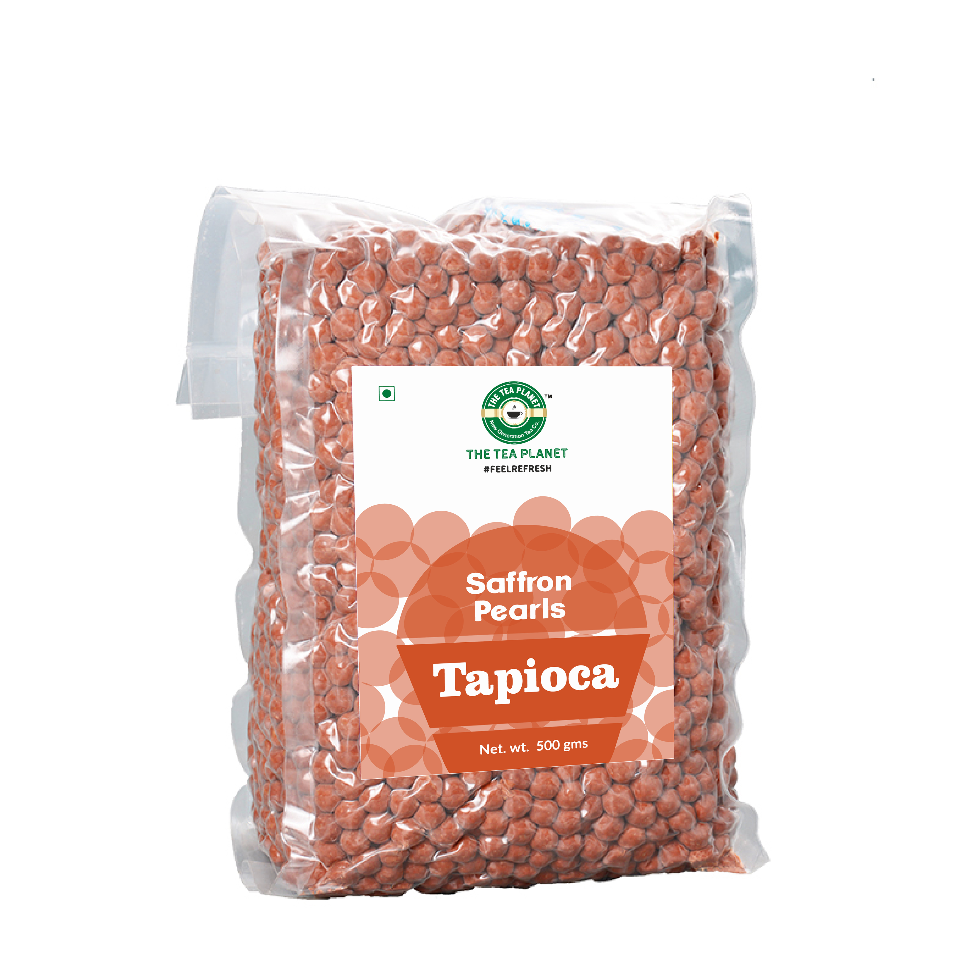 Saffron Tapioca Pearls