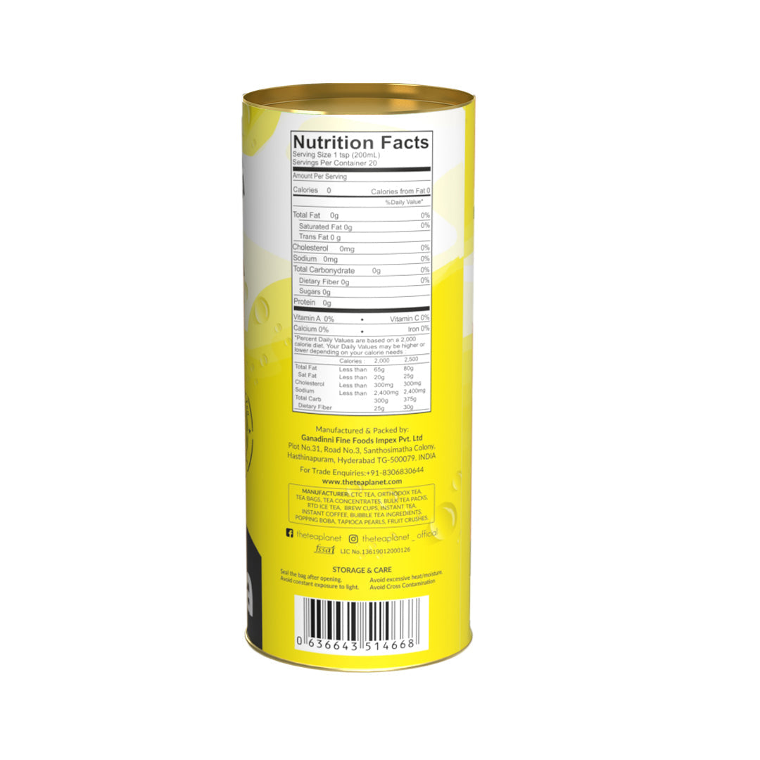 Shaking Lemon Orthodox Black Tea - 50 gms